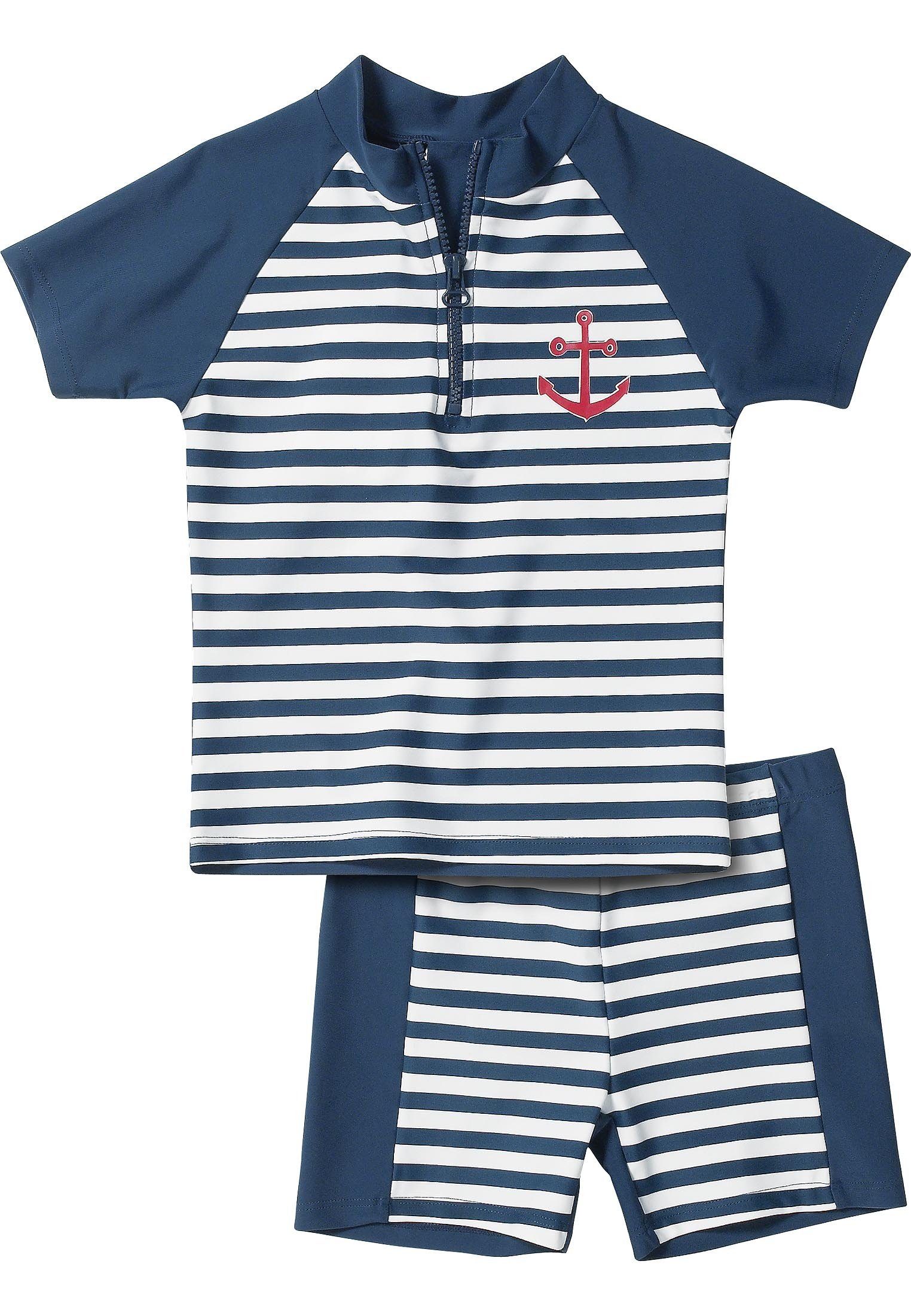 Playshoes Badeanzug UV-Schutz Bade-Set Maritim