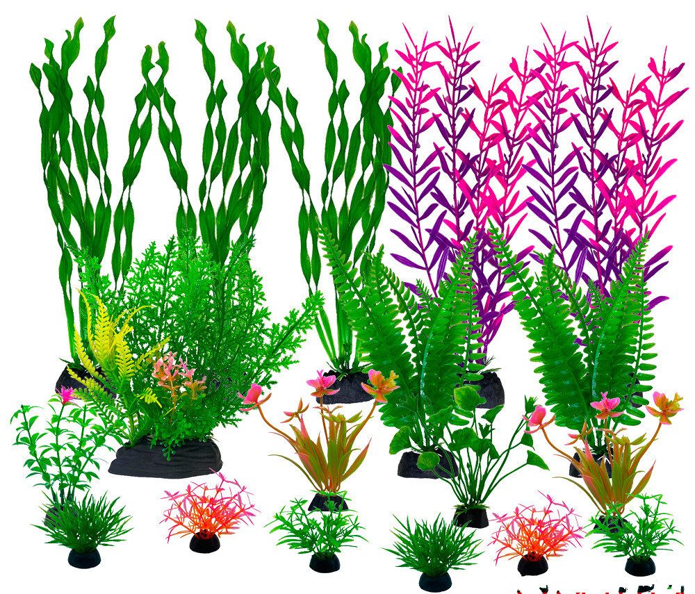 XDeer Aquarien-Set Aquarium Pflanzen Deko, Aquarium Zubehör Deko,Schildkröte