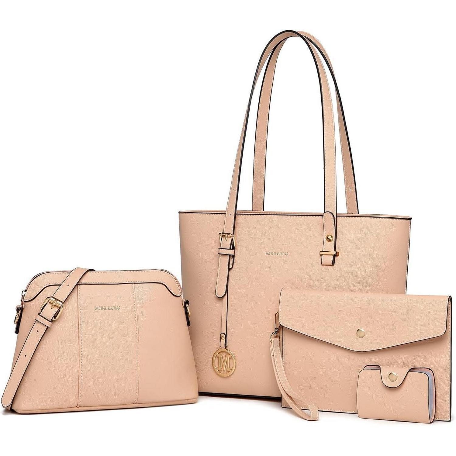 LuxusKollektion Handtasche Damen Handtasche Set Henkeltaschen Umhängetasche Schultertasche