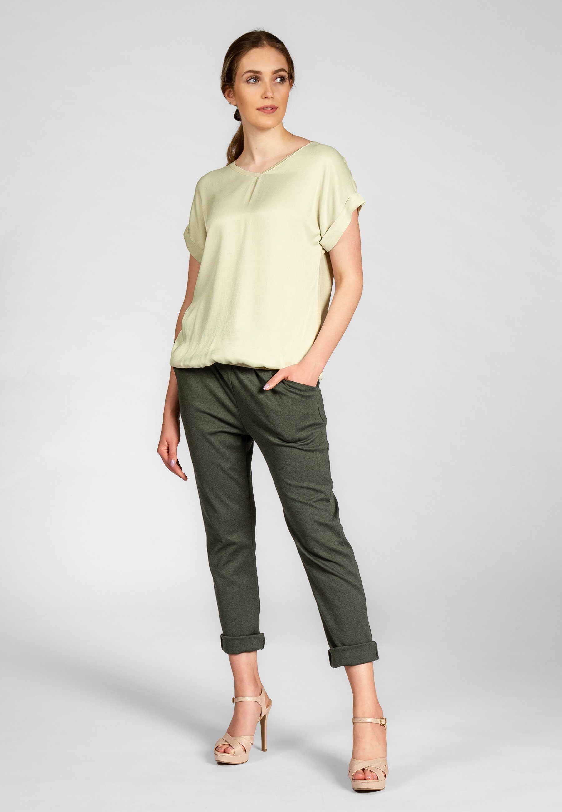 Caspar Shirtbluse BLU026 leichte elegante Damen günstig online kaufen