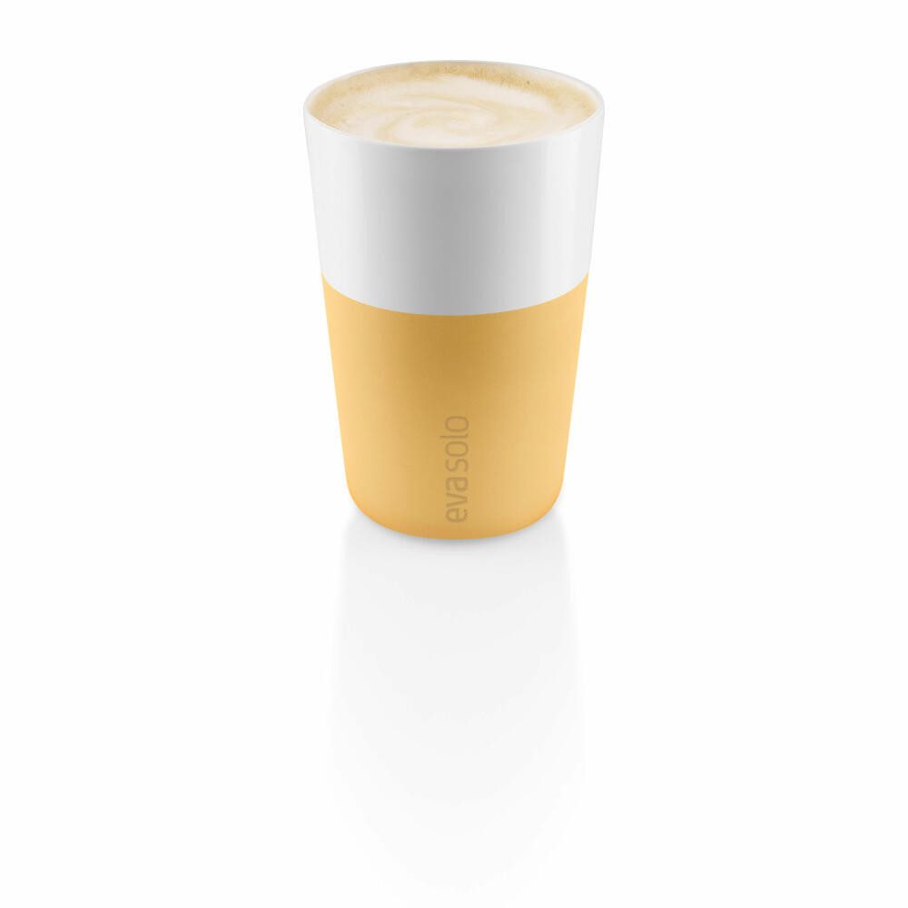 Eva Solo Latte-Macchiato-Tasse Golden Sand 2er Set 360 ml, Porzellan