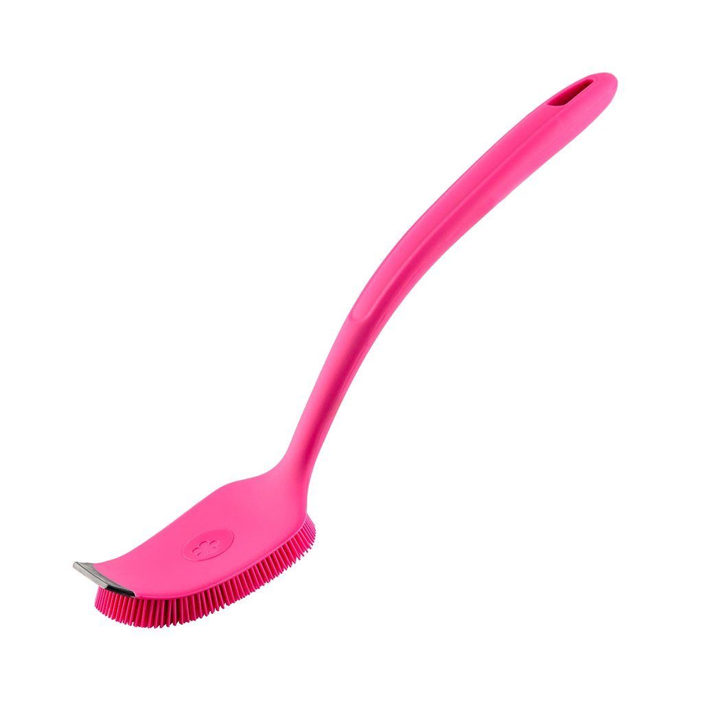 Kochblume Reinigungsbürste Universalbürste 2.0, mit Nylon-Schaber pink