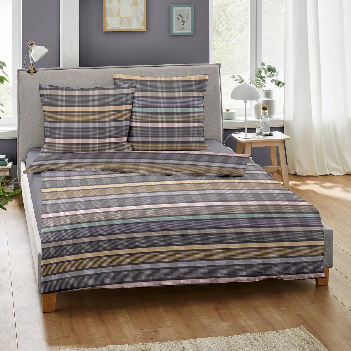 Dormisette Bettwäsche, Mako Satin, 2 teilig günstig online kaufen