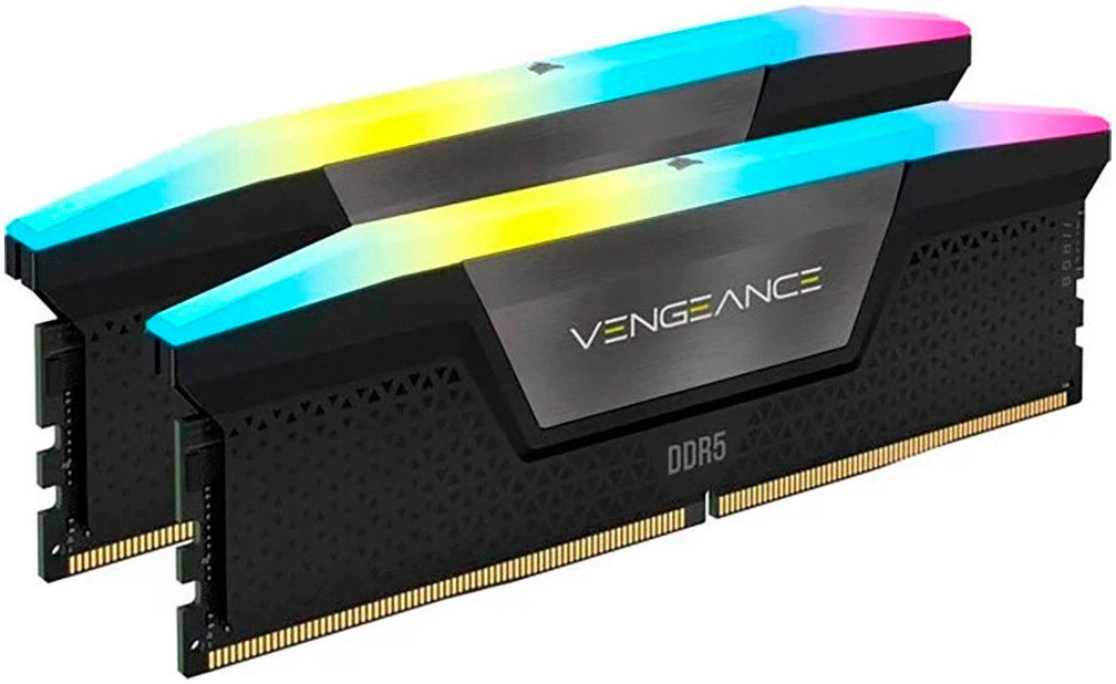 Corsair VENGEANCE RGB DDR5 6400MT/s 32GB (2x16GB) Пам'ять (Intel optimiert)