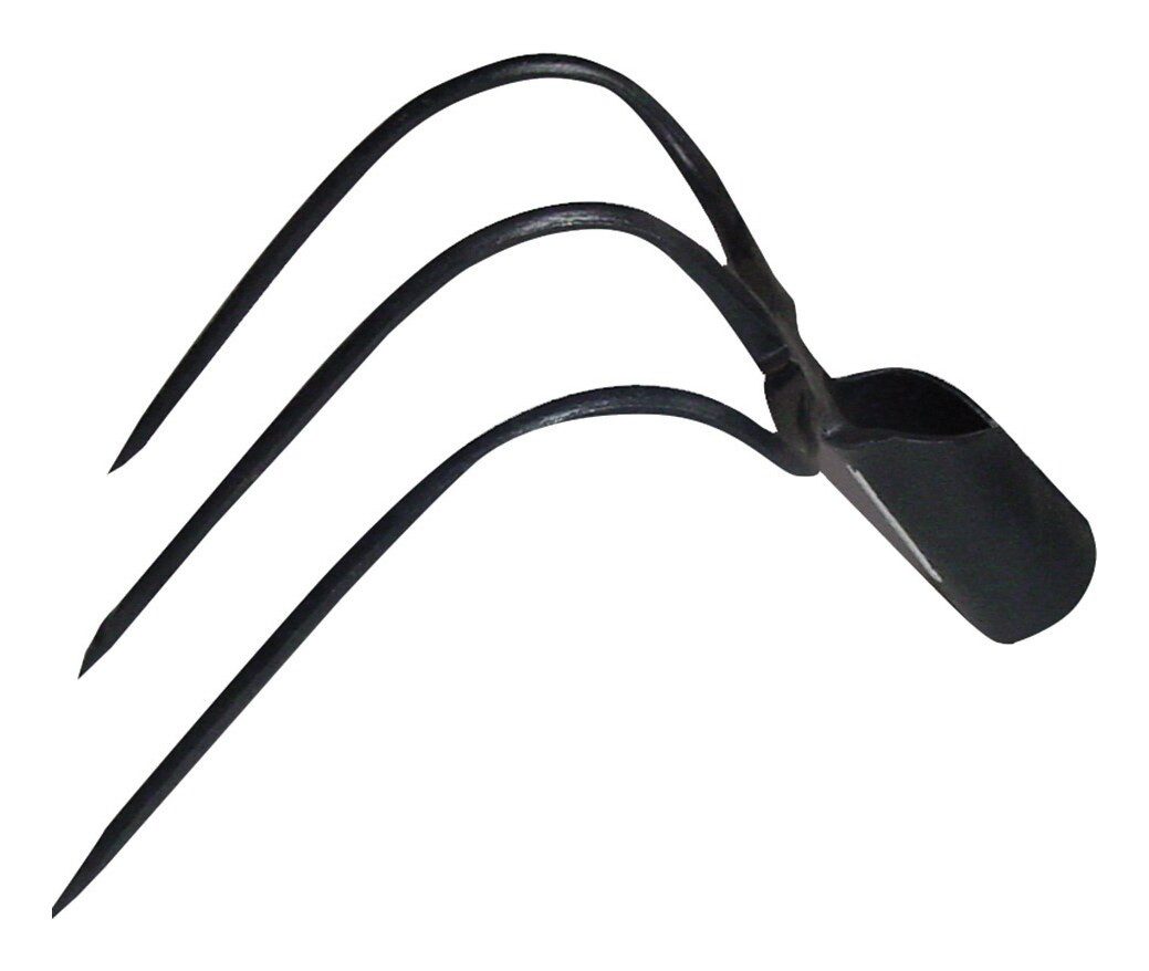 Freund Victoria Laubgabel, Dunghacke mit Dülle 4 zackig 21 x 20 cm