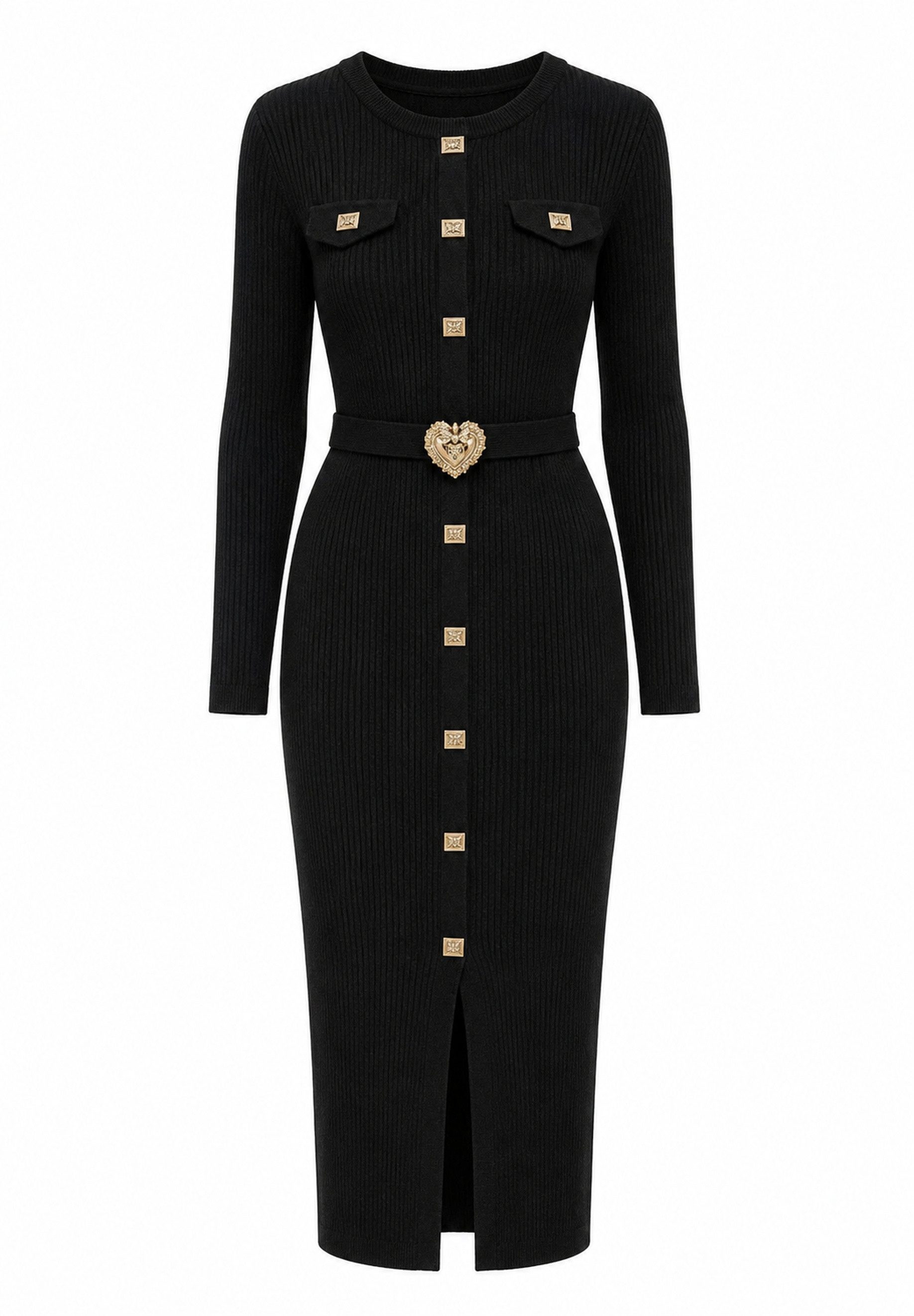 Elara Maxikleid Maxikleid (1-tlg) Belt: 100% Synthetik