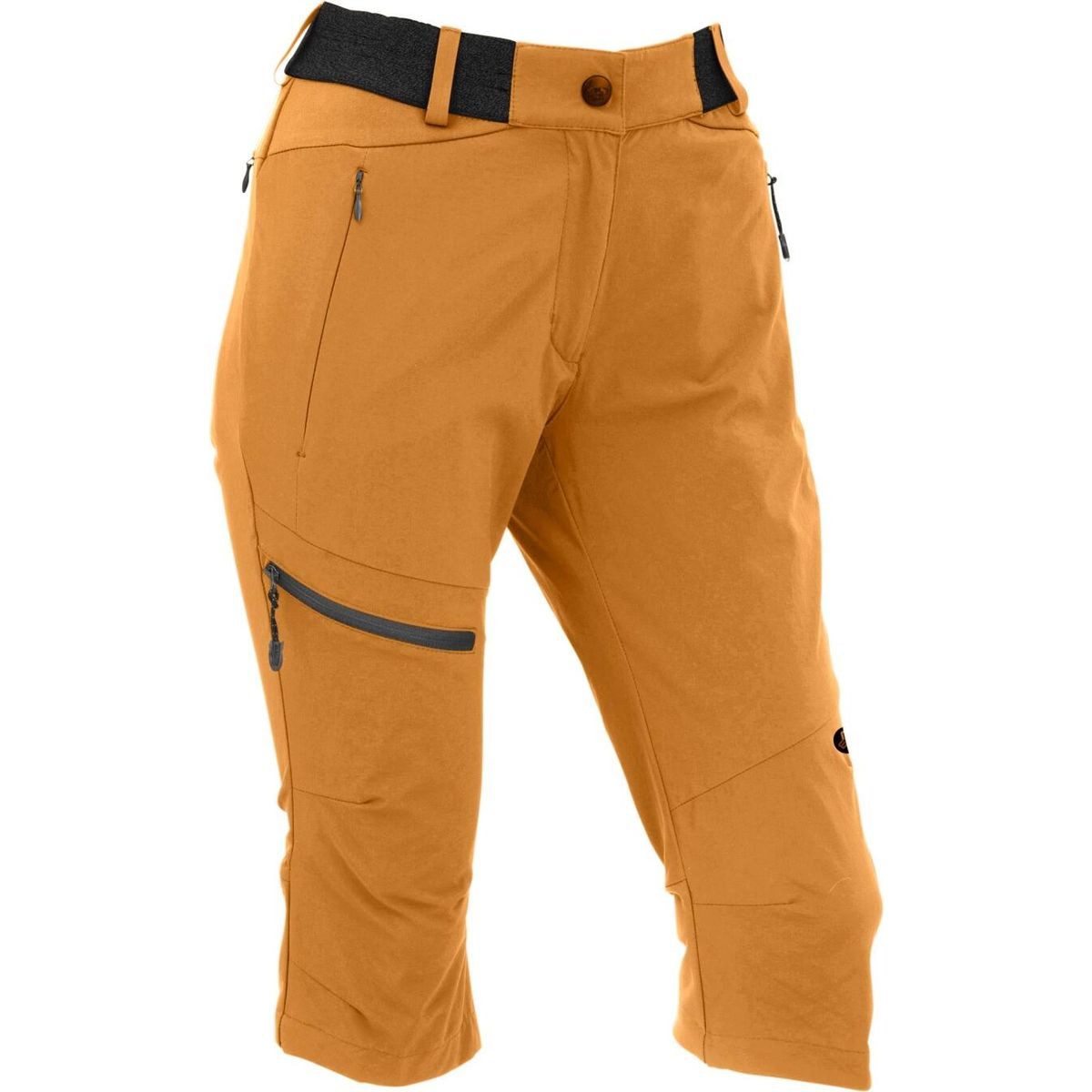 Maul Sport® Outdoorhose Entlen Ultralight - Caprihose elas. Elastische, atmungsaktive Caprihose aus recyceltem Material, ideal