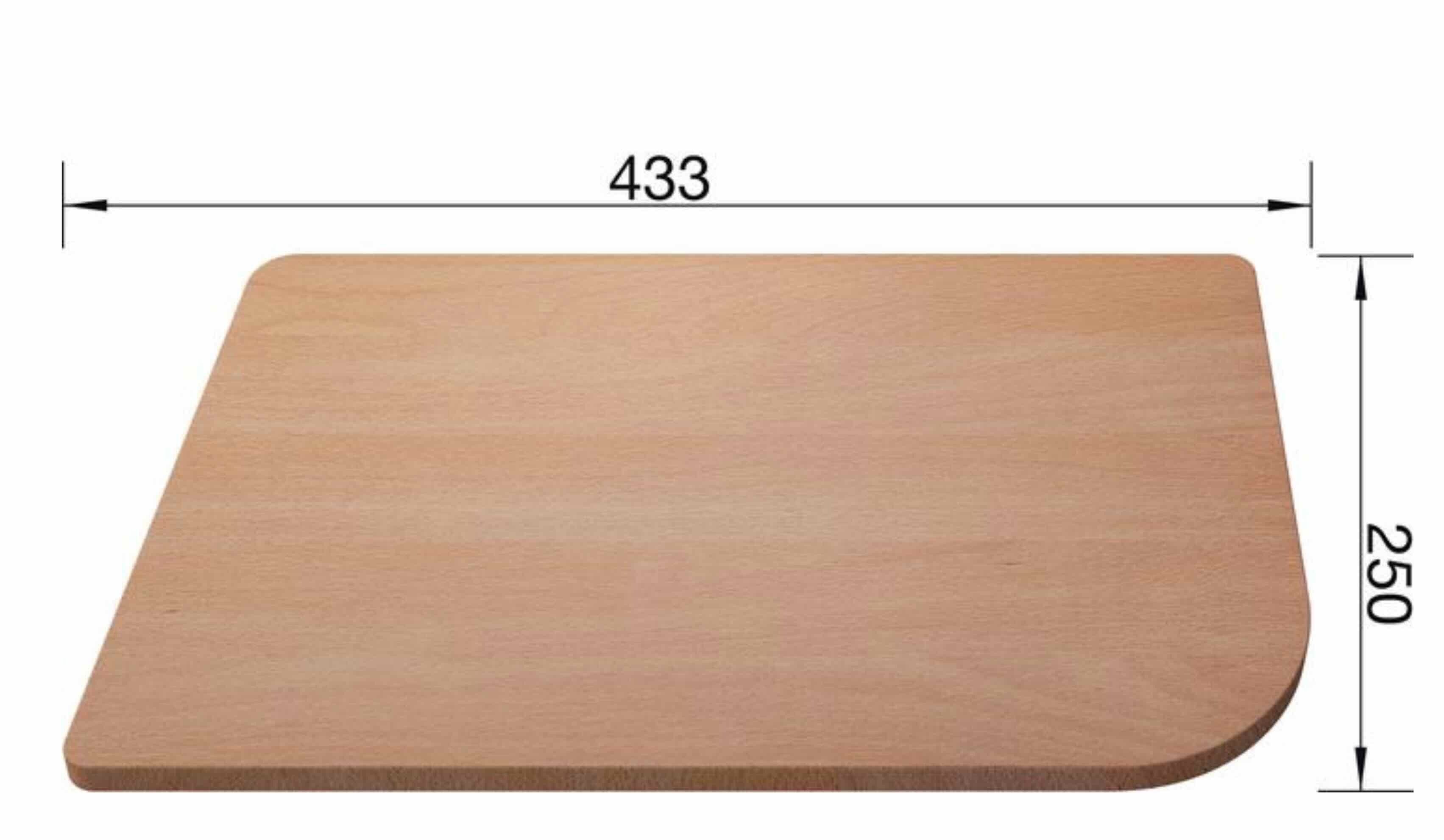 Blanco Einbauspüle Schneidbrett Buche BLANCODELTA CNS/SILG.