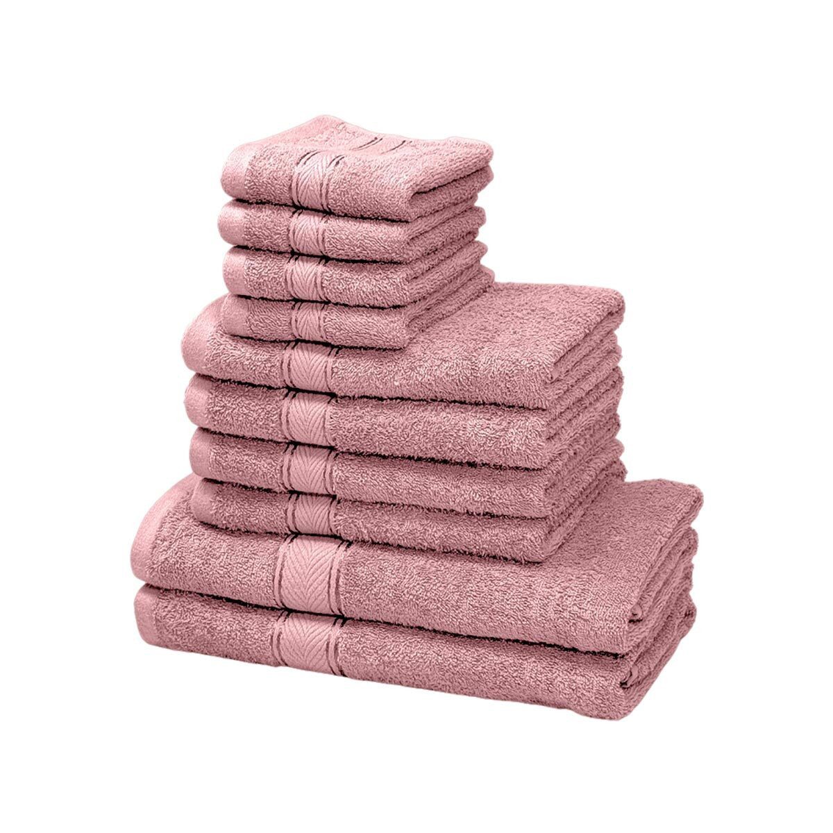 BETTWARENSHOP Handtuch Set Miko Superflausch, Frottee (Set, 10-St), Walkfrottee, 100% Baumwolle, Duschtücher, Полотенца, Gästetücher