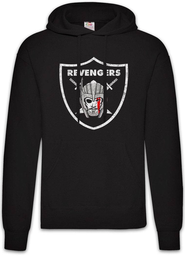 Urban Backwoods Hoodie Revengers Herren Hoodie Los Vikings Angeles Odhin LA Football Thor (1-tlg) Loki Vikings Wikinger Ragnarök