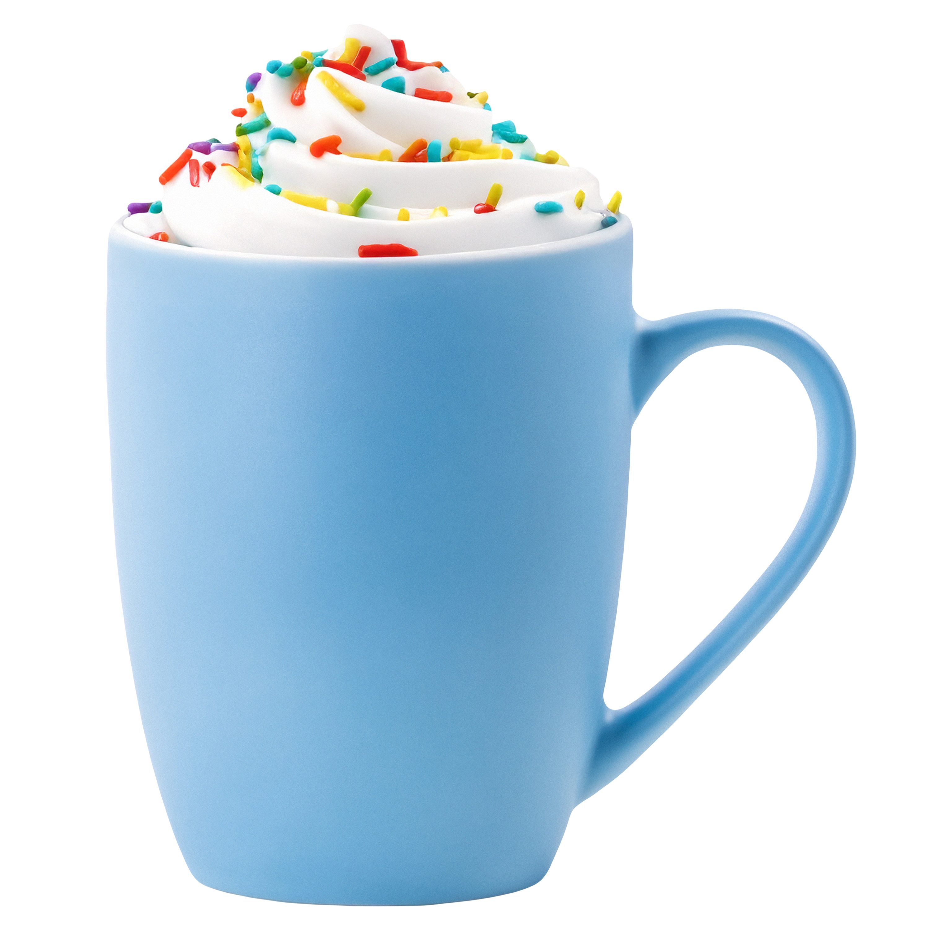 KONZEPT Tasse Kaffeetasse 300 ml, keramik, ideal für Kaffee, Tee, Milch, Schokolade, Spülmaschinenfest, Keramik, ideal für Tee, Kaffee und Glühwein