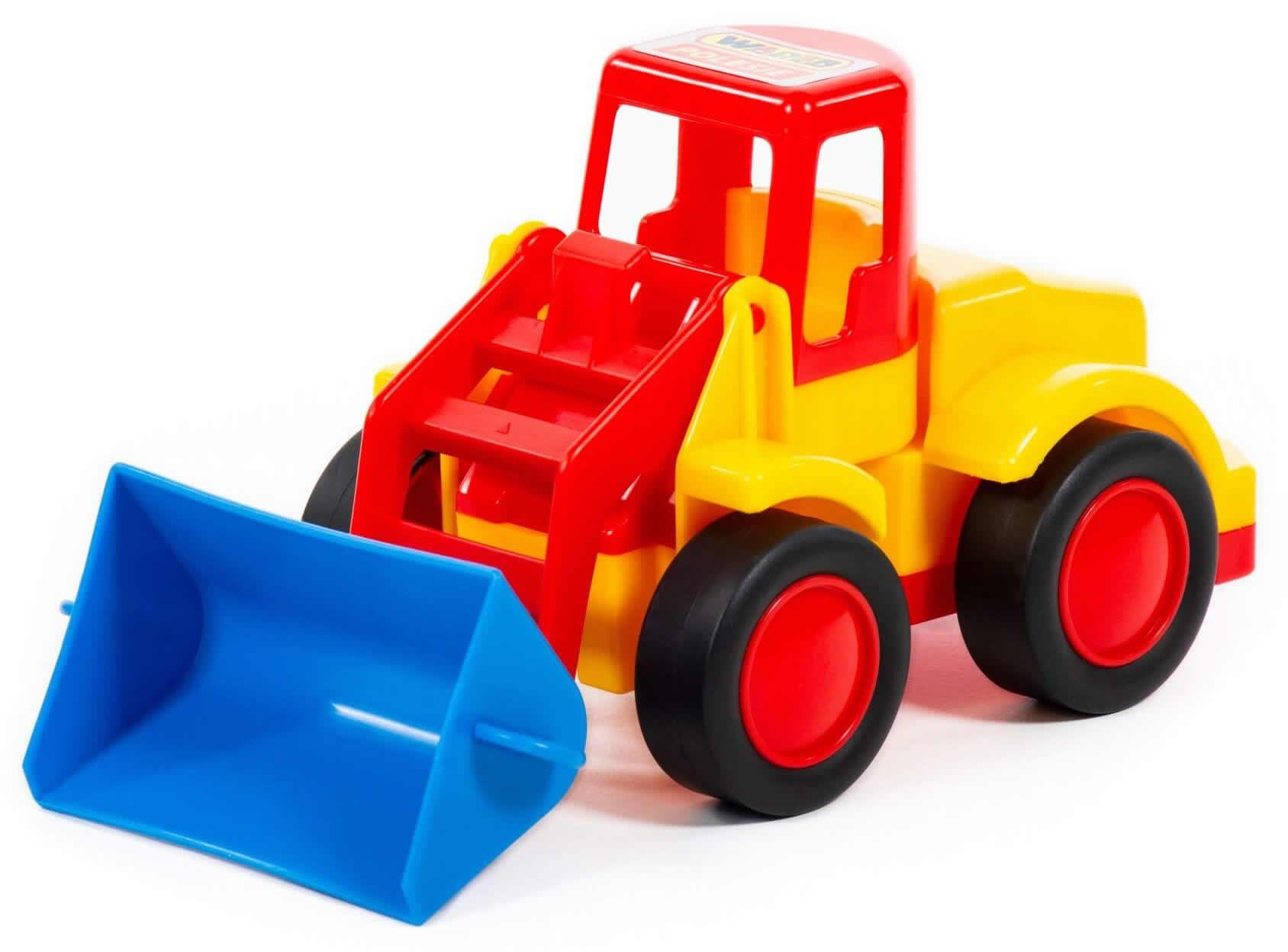 WADER QUALITY TOYS Spielzeug-Radlader Basics Schaufellader Raupe Baustelle