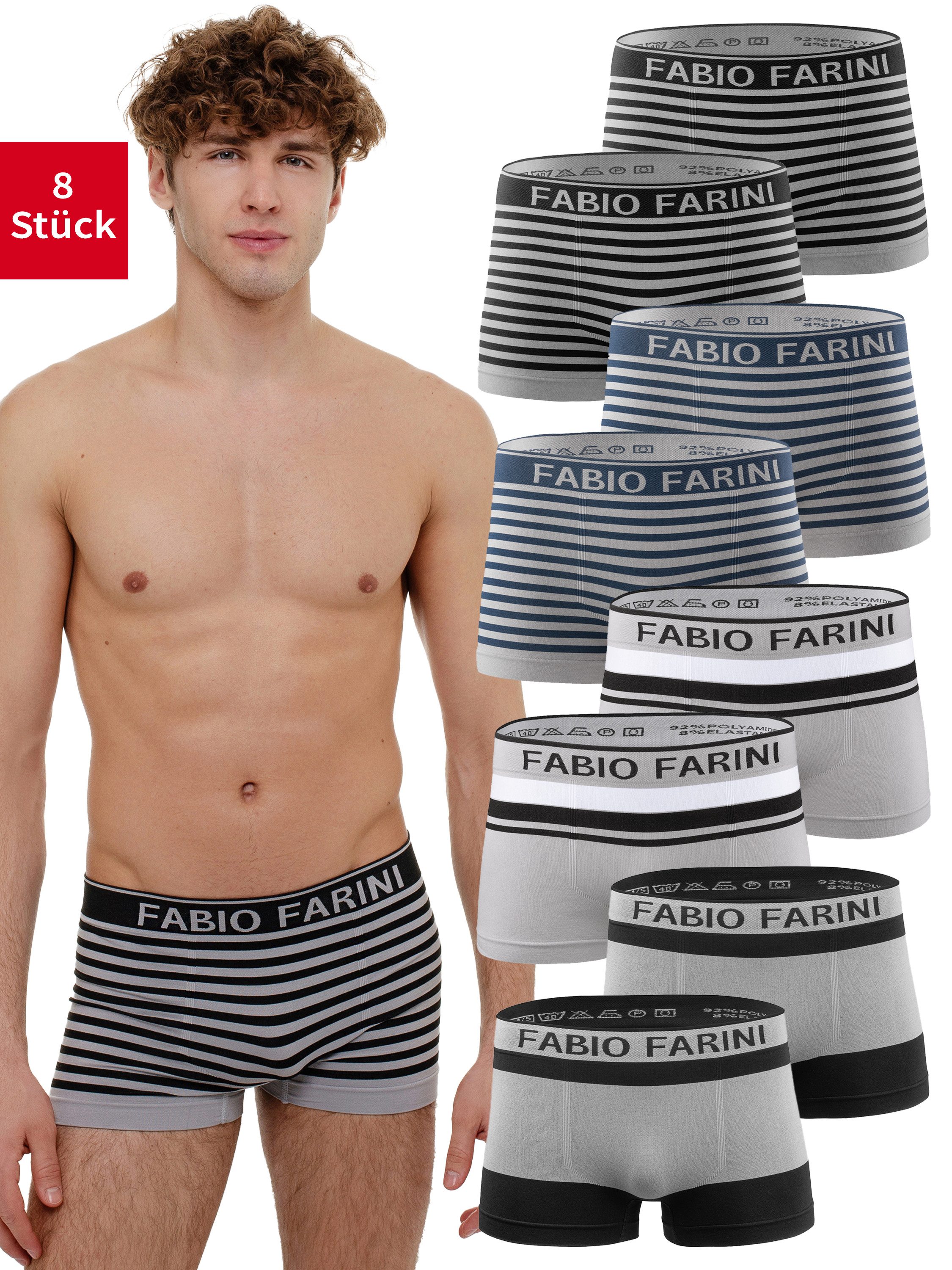 Fabio Farini Boxershorts Herren Unterhosen - Männer günstig online kaufen