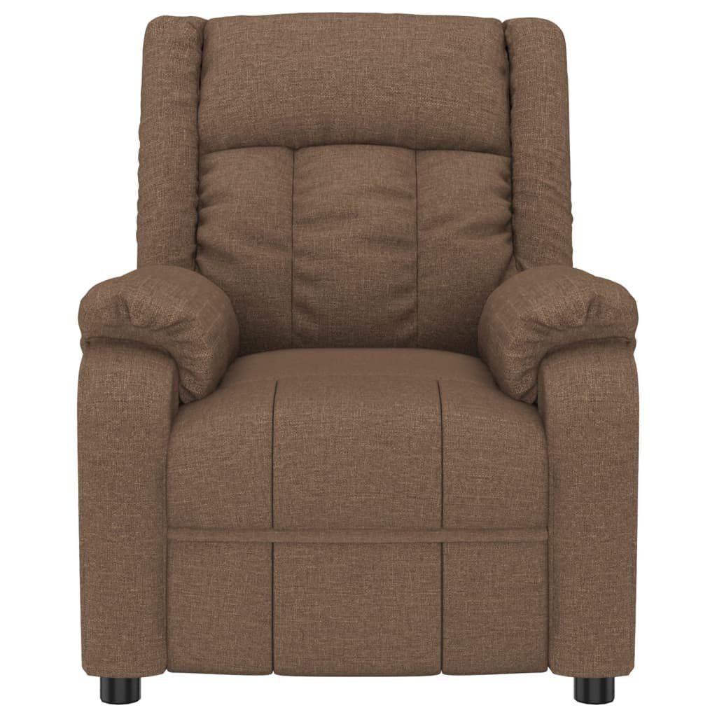 vidaXL Sessel Relaxsessel Braun Stoff (1-St) günstig online kaufen