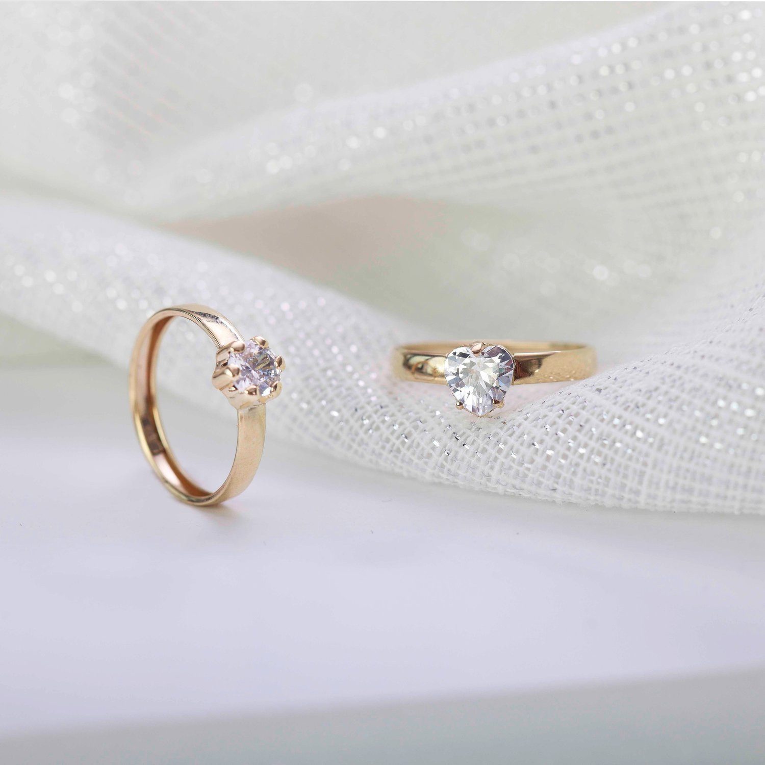 LUCARDI Fingerring Ring - 375 Gold - Gold - Zirkonia - Damen – Bild 5 von 5