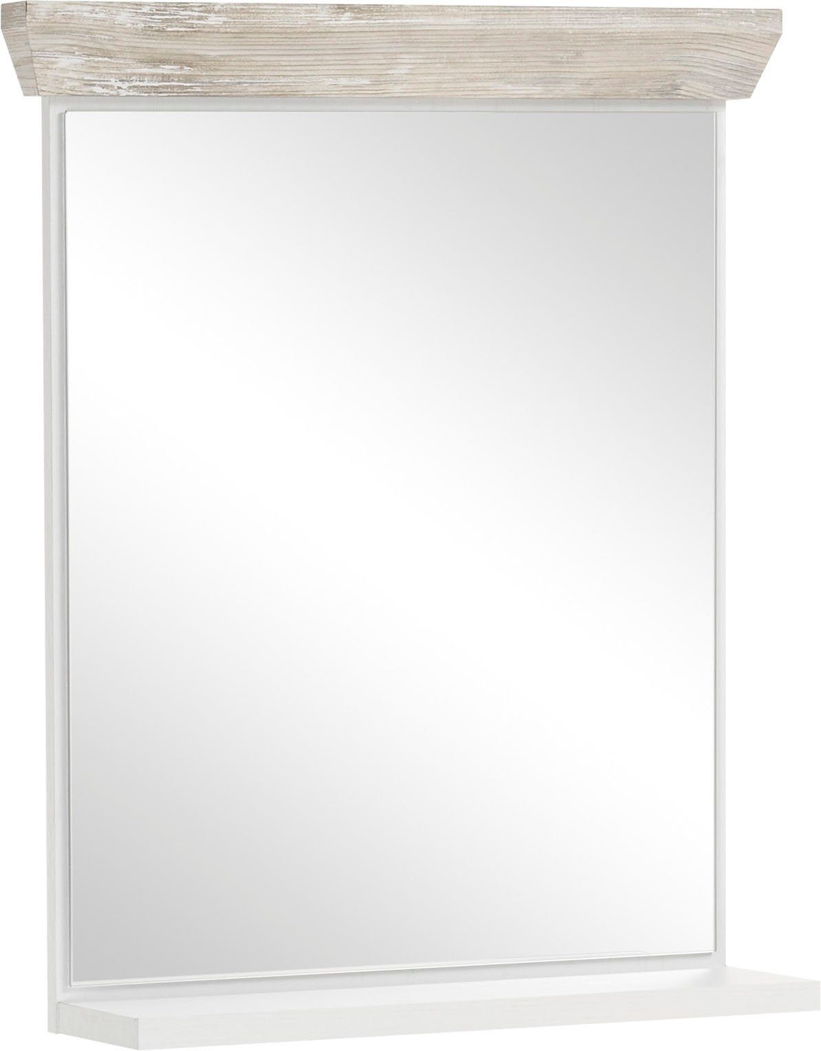 Home affaire Badspiegel Florenz, Spiegel im Landhausstil, in Pinie Weiß, mi günstig online kaufen