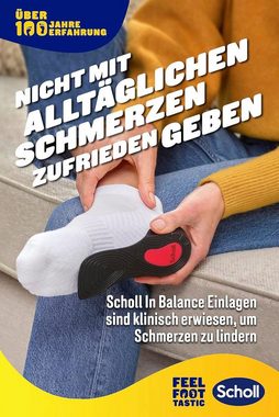 Scholl Einlegesohlen In-Balance 3/4 bei Schmerzen Knie bis Ferse, Sohlen bei Schmerzen von Knie bis Ferse