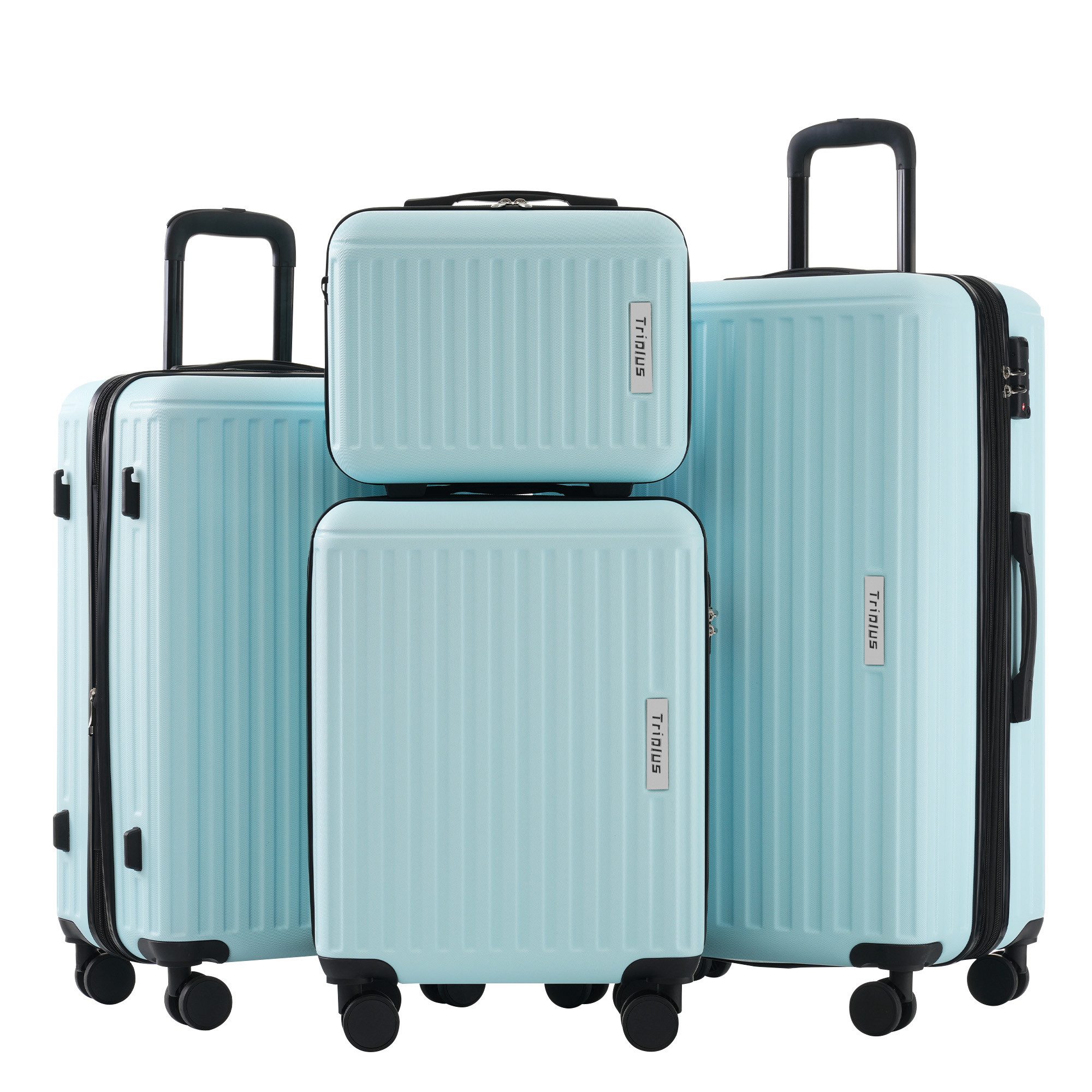 OKWISH Trolleyset, 4 Rollen, (Reisegepäck Set günstig online kaufen