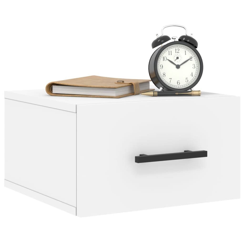 vidaXL Nachttisch Wand-Nachttisch Weiß 35x35x20 cm (1-St) günstig online kaufen