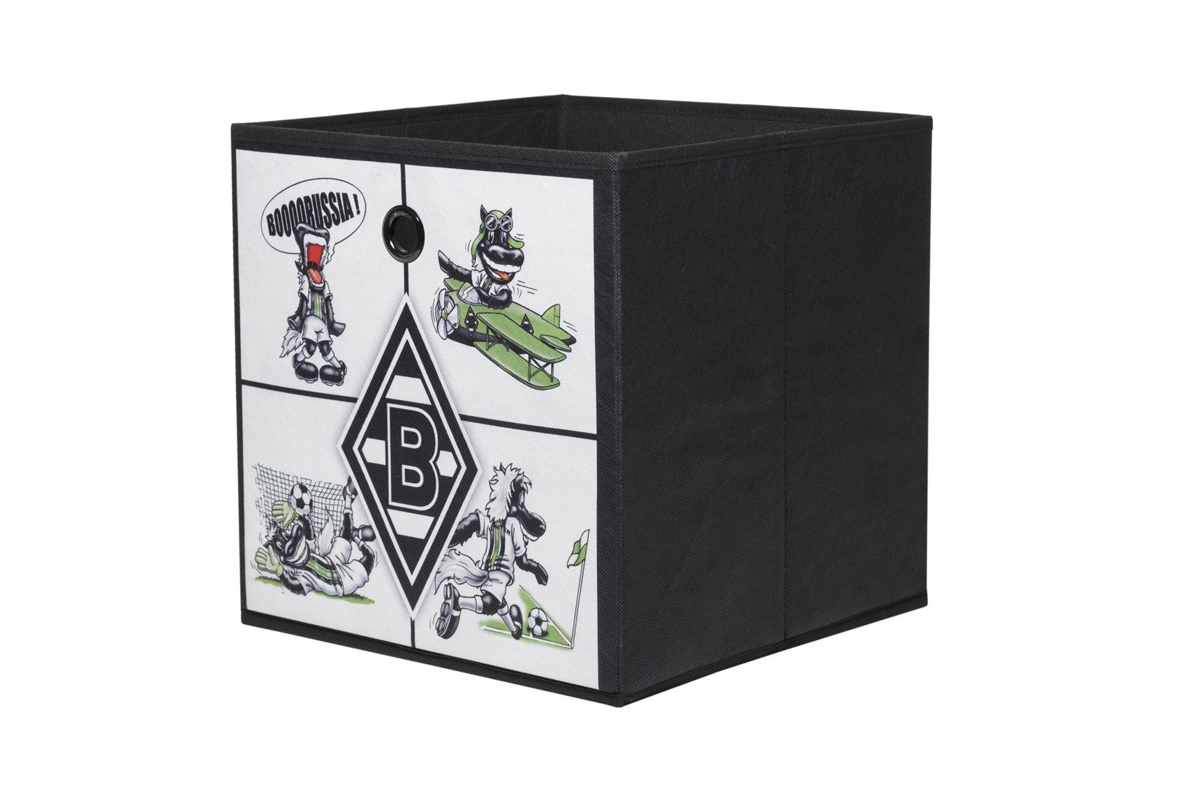 Fun Möbel Faltbox Box - Borussia Mönchengladbach / Nr.3 - 32 x 32 cm (1 Stück)
