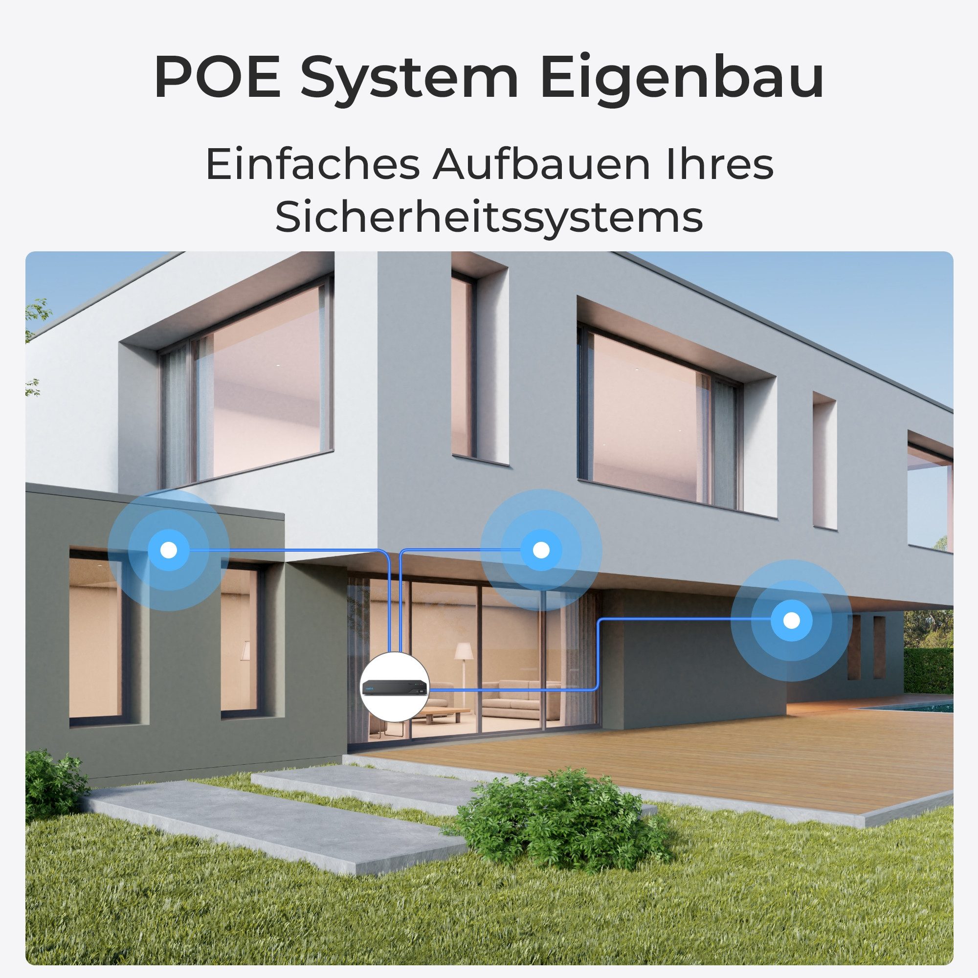 Reolink Überwachungskamera RLC-1240A (Außenbereich, Innenbereich, IK10 Vandalismus,12MP UHD mit 145° Sichtfeld, Intelligente Erkennung) – Bild 4 von 5
