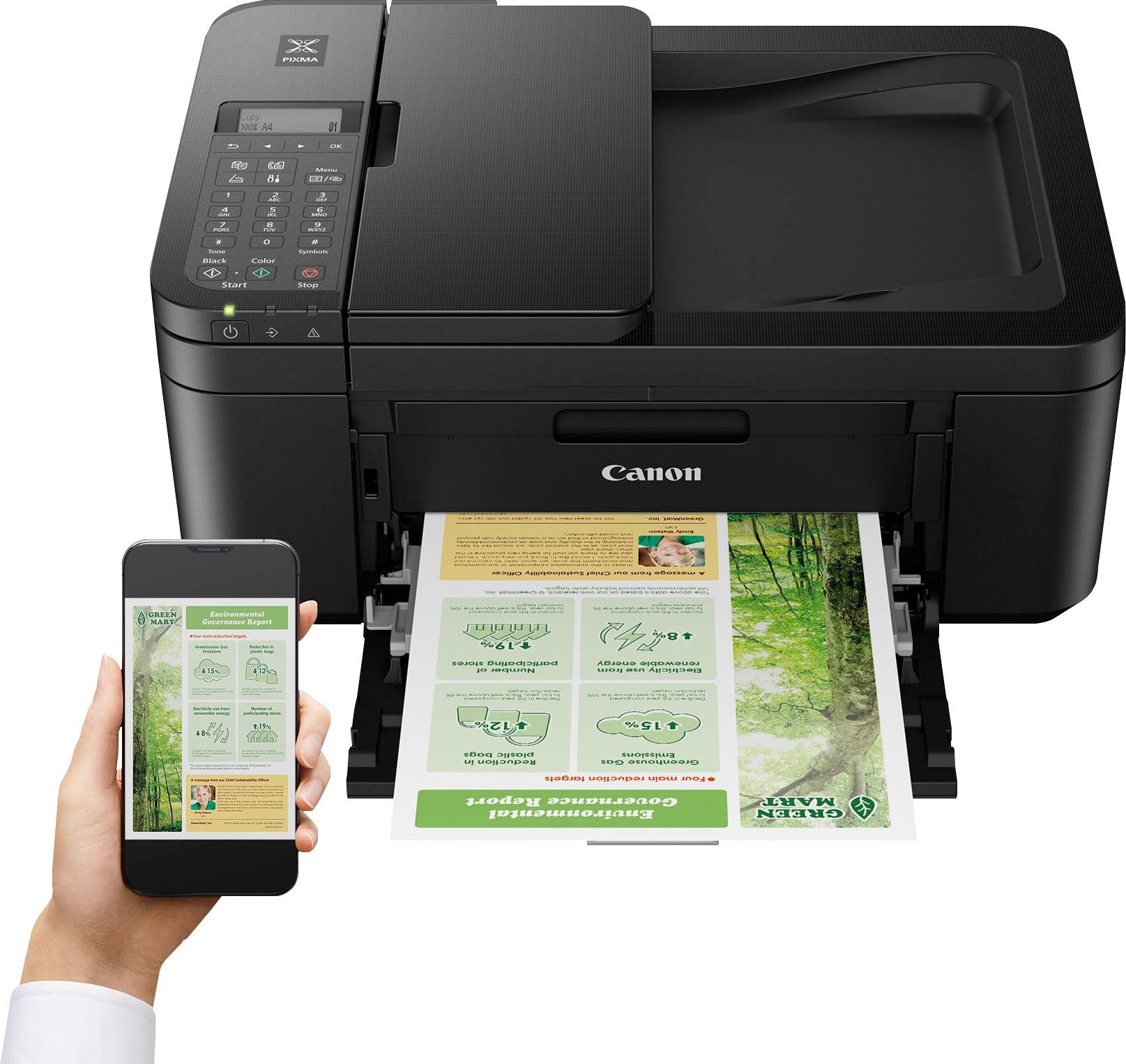 Direct) (WLAN Canon PIXMA TR4650 Wi-Fi (Wi-Fi), Multifunktionsdrucker,