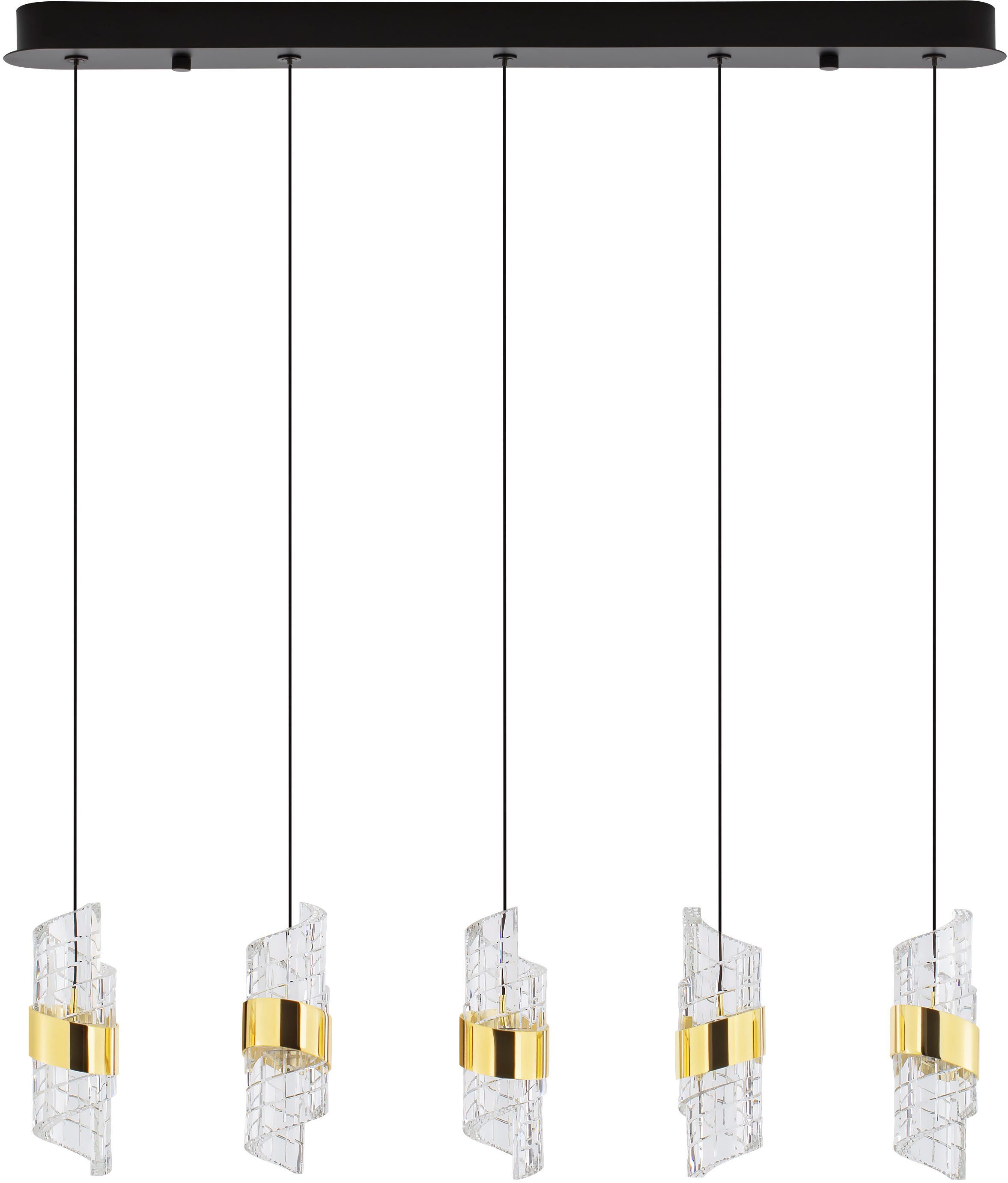 Nova Luce Pendelleuchte SENECA, LED fest integriert, Warmweiß
