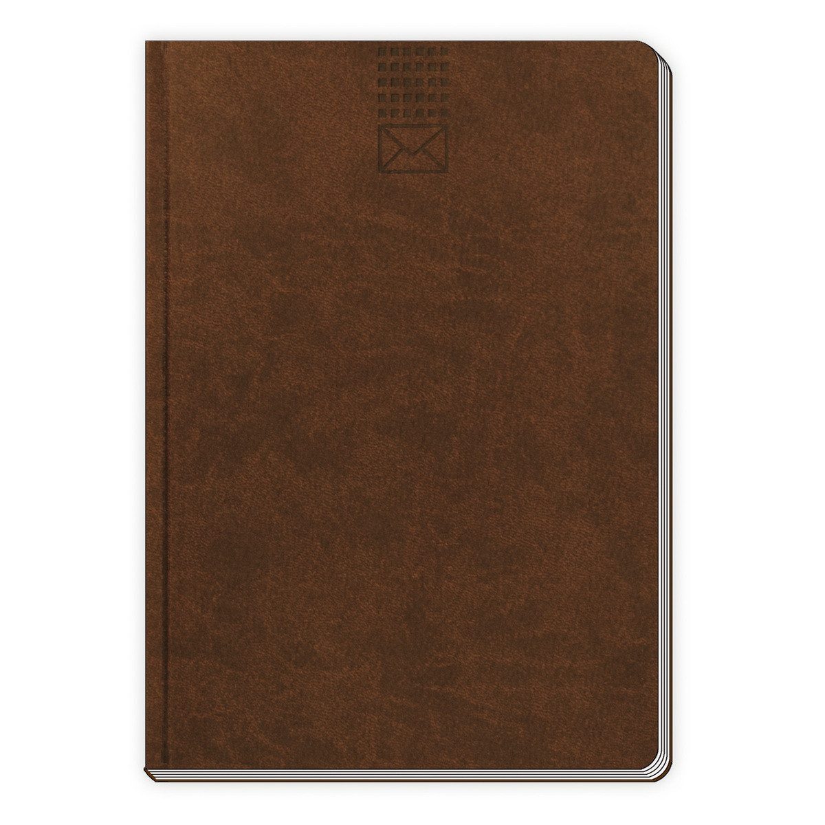 Trötsch Verlag Notizbuch TRÖTSCH Adressbuch Soft Touch braun DIN A5