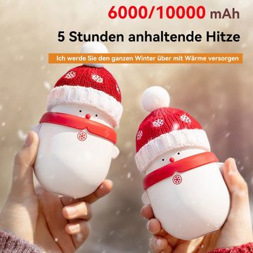 DOPWii Handwärmer Tragbarer Heizer, tragbarer doppelseitiger Heizer, 10000 mAh