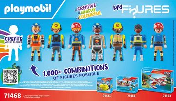 Playmobil® Konstruktions-Spielset Action Heroes, Feuerwehr (71468), My Figures, (70 St), Made in Europe