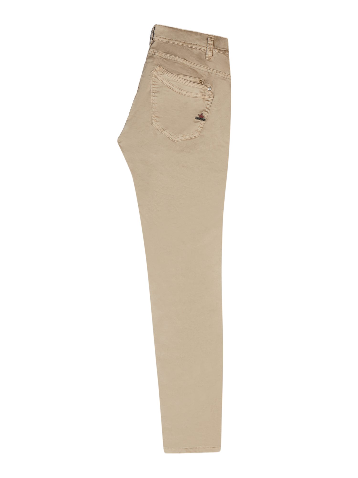 Buena Vista Stoffhose natur, Casual, Baumwolle, Unifarben, Slim Fit, Mittel