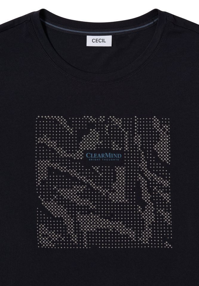 CECIL Langarmshirt - Damenshirt mit Print günstig online kaufen