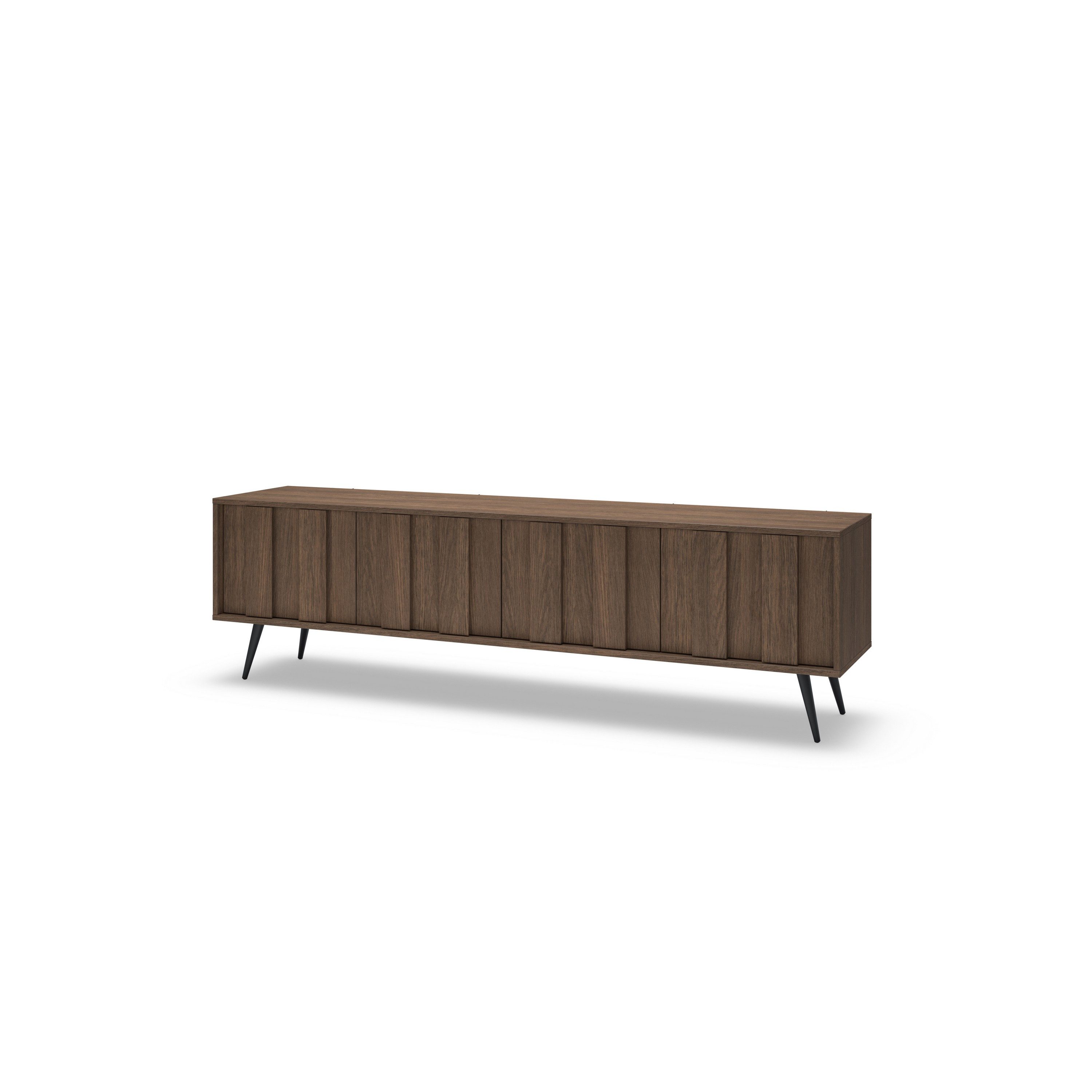 Masseno Lowboard DAVANTI 183,3 cm TV-Schrank mit 6 Türen Eichefarben