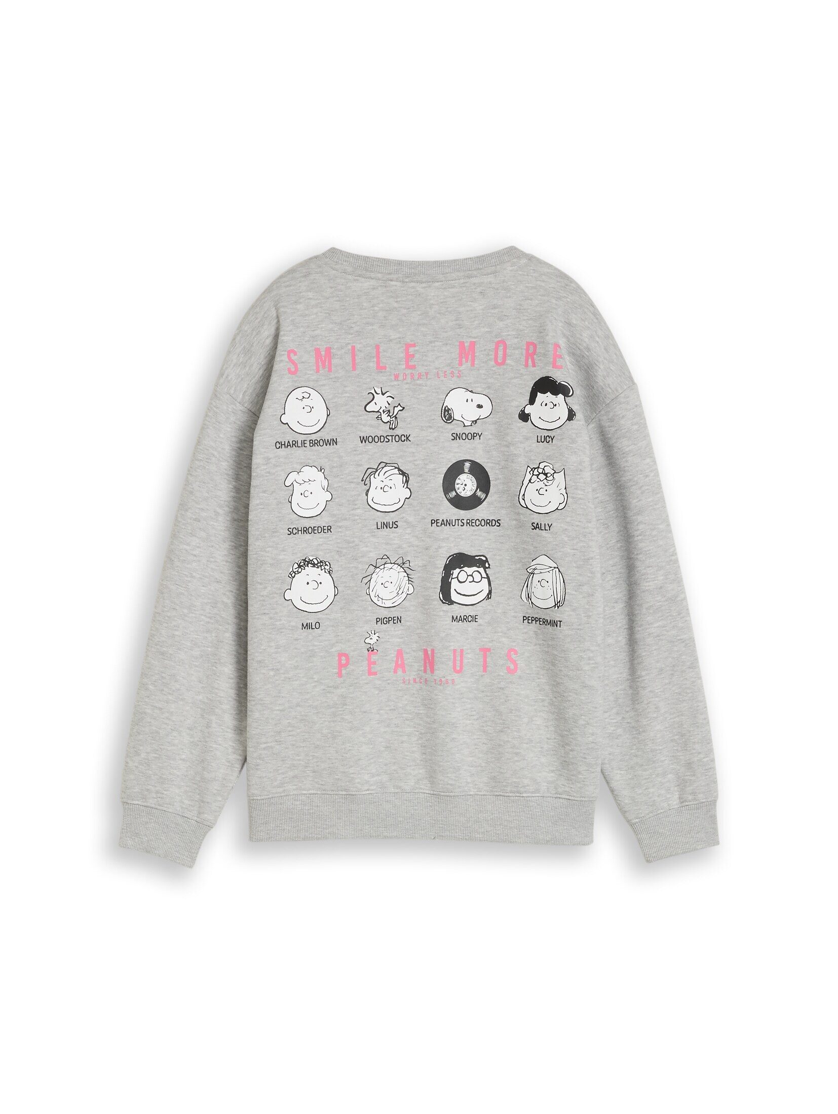 TOM TAILOR Sweatshirt Strick & Sweatshirts Oversize Sweatshirt mit Peanuts-Print