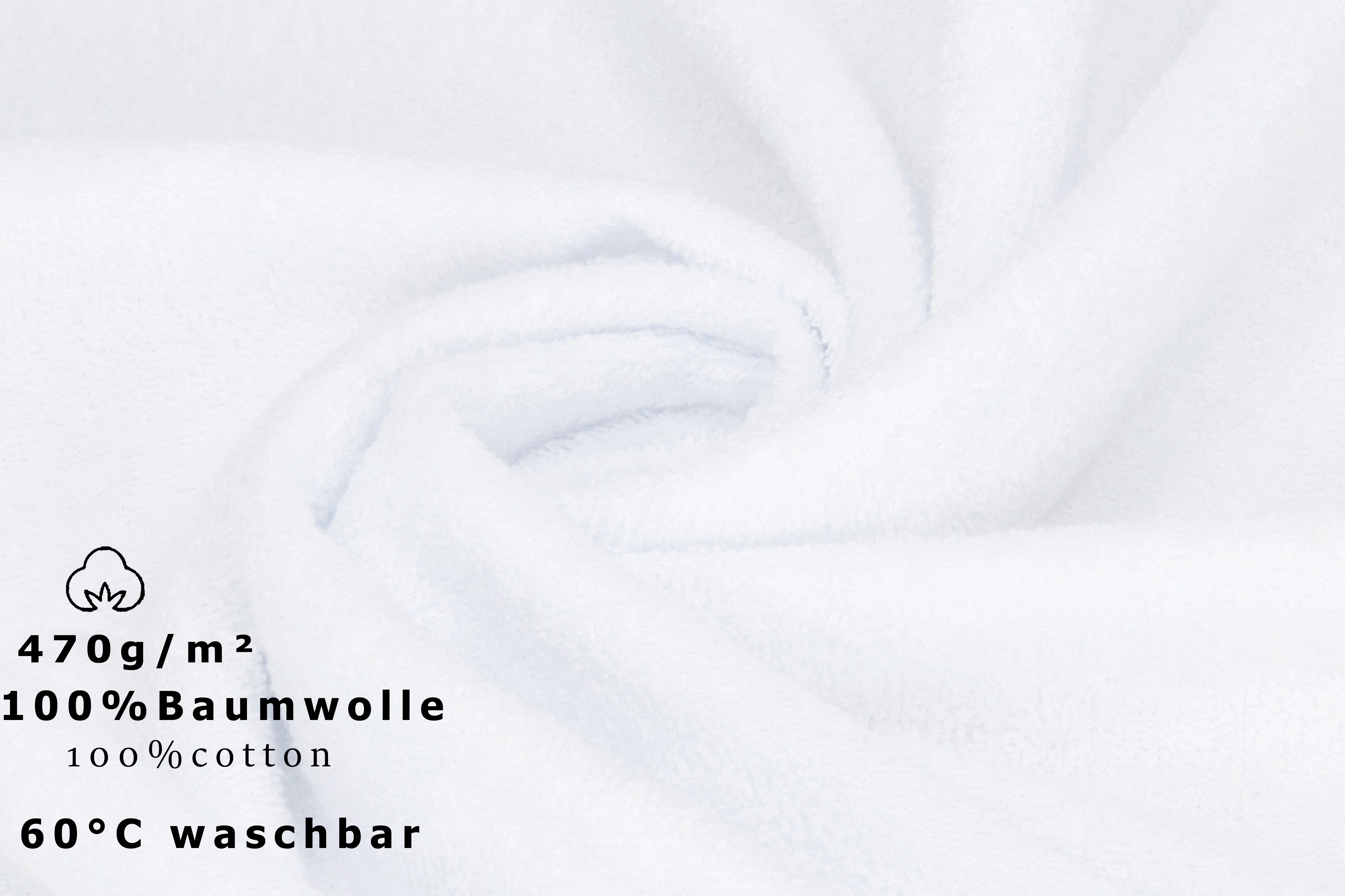 Set Baumwolle, Handtuch-Set Frottier PREMIUM (12-tlg) weiß 100% Baumwolle, Betz Handtuch 100% 12er