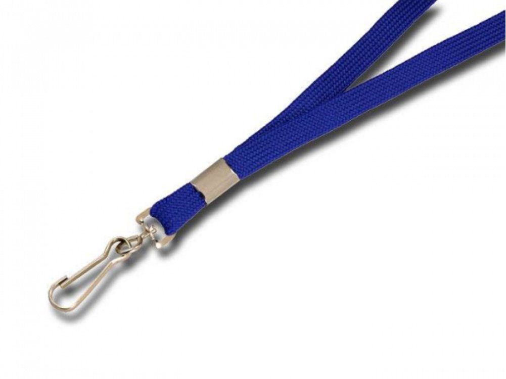 Kranholdt Schlüsselanhänger Umhängeband / Blau mit drehbarem (10-tlg), Simplexhaken Lanyards