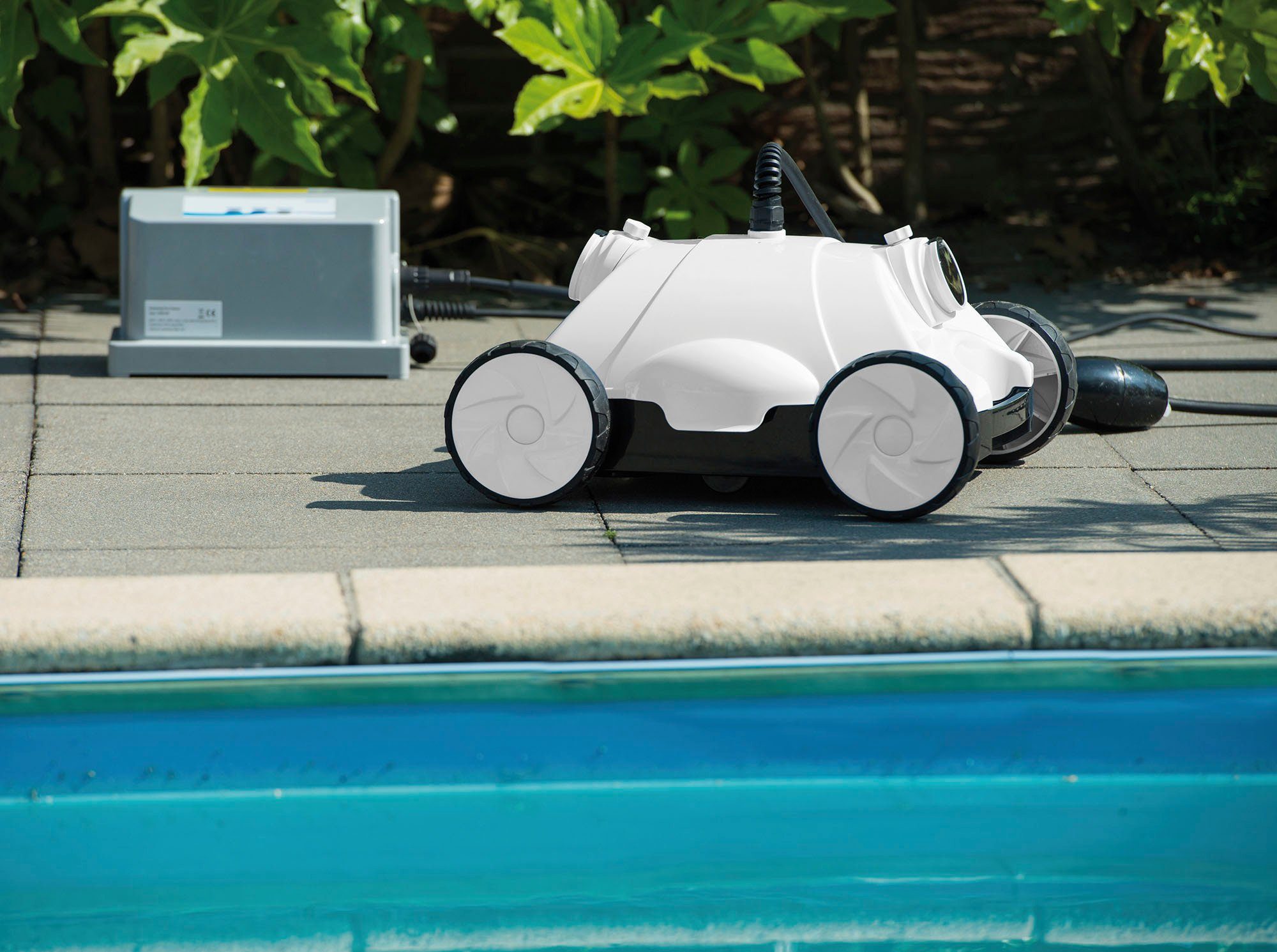 Infinite Spa Poolbodensauger RobotClean 1, (Packung, 4-St), außergewöhnliche Filterfeinheit