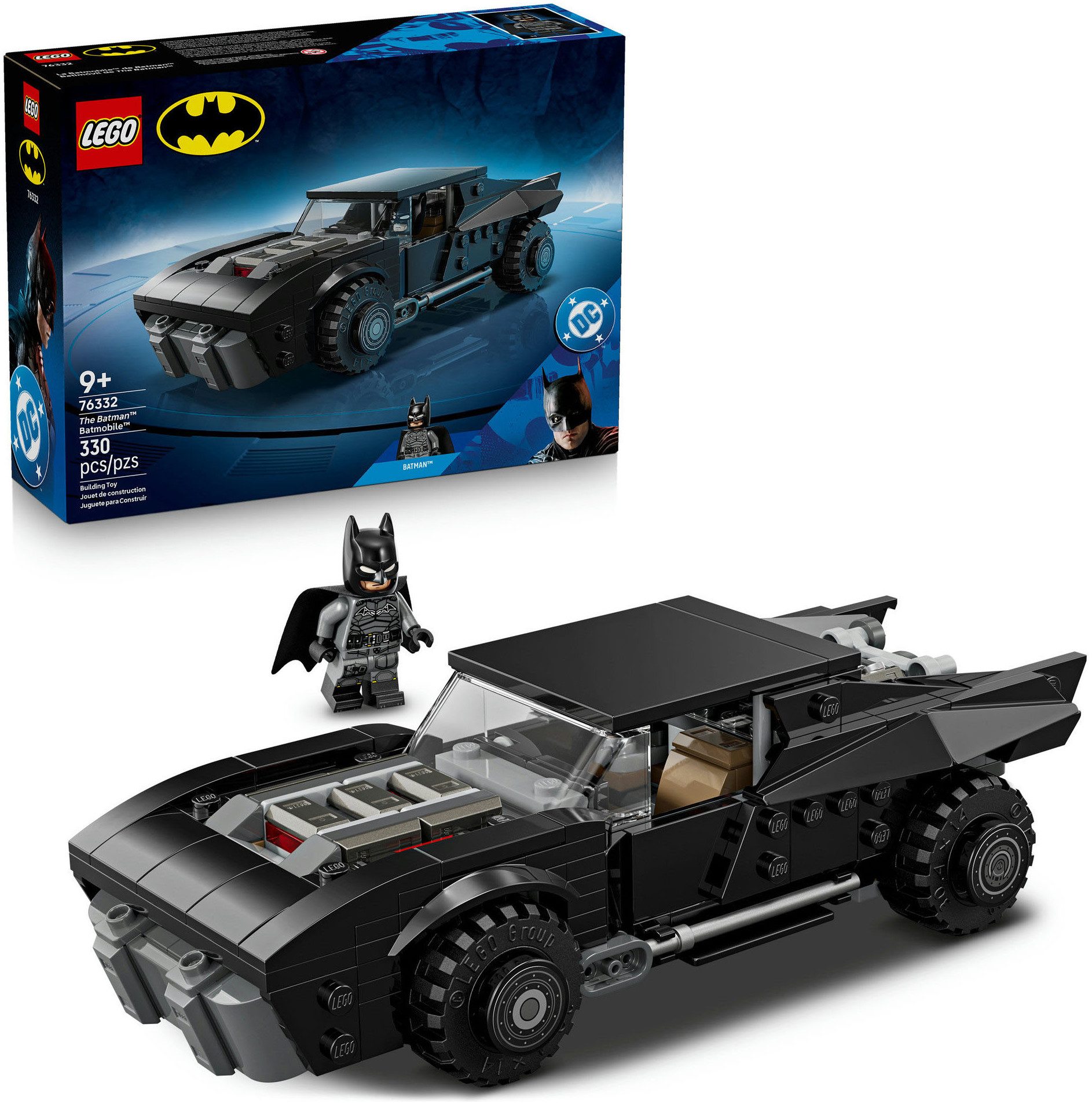 LEGO® The Batman: Batmobil (76332), LEGO Super Heroes Konstruktionsspielsteine, (330 St)