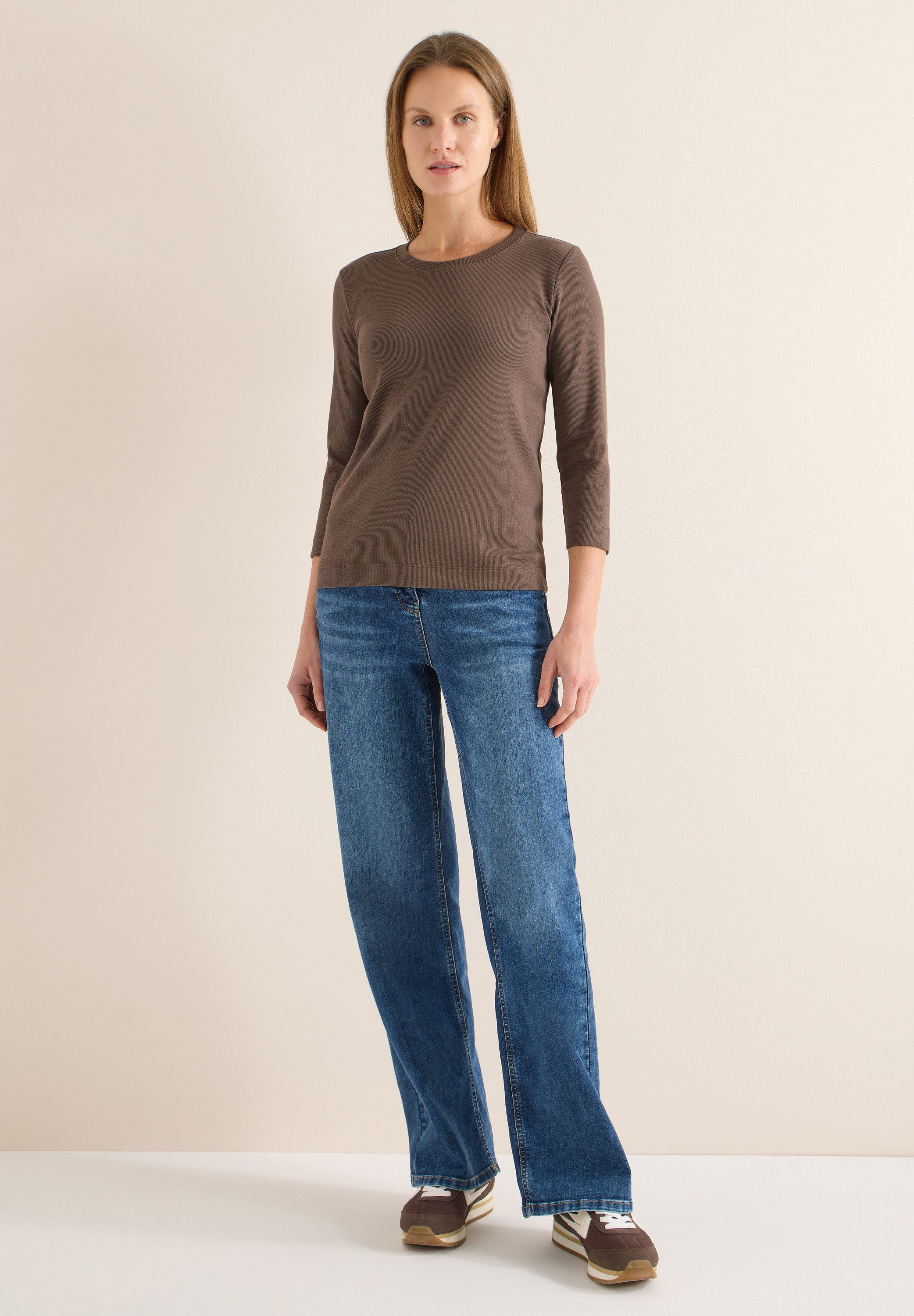 CECIL 3/4-Arm-Shirt mit 3/4 Ärmeln