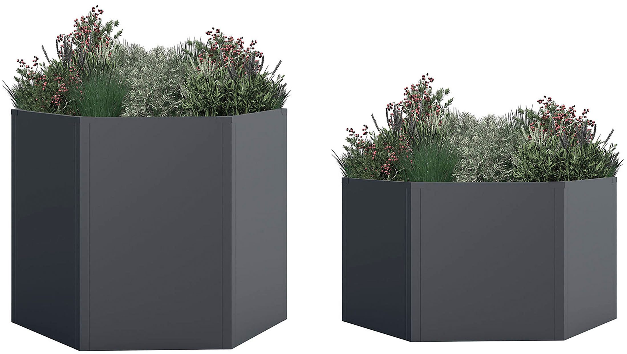 WESTMANN Hochbeet Varia 2er-Set (Set), BxTxH: 200x100x77 cm