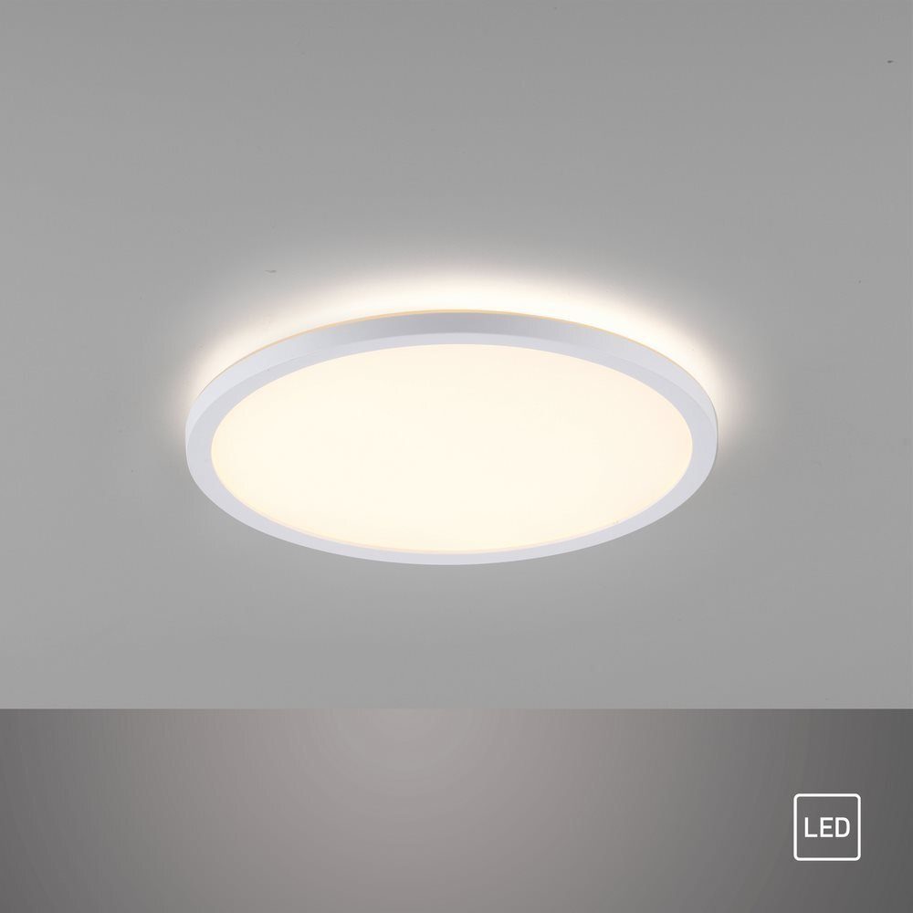 SellTec LED Deckenleuchte LED Deckenleuchte COLORADO, warmweiße Lichtfarbe, 1xLED-Board/16W, warmweiß, flach nur 2,5cm Höhe weiß Backlight energiesparend | Deckenlampen