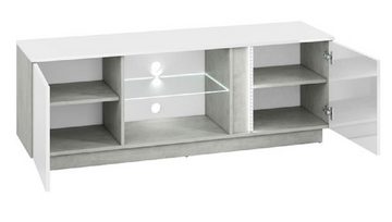 Feldmann-Wohnen Lowboard LUMENS, inkl. LED-Beleuchtung - B/T/H: 150 cm x 40 cm x 53 cm