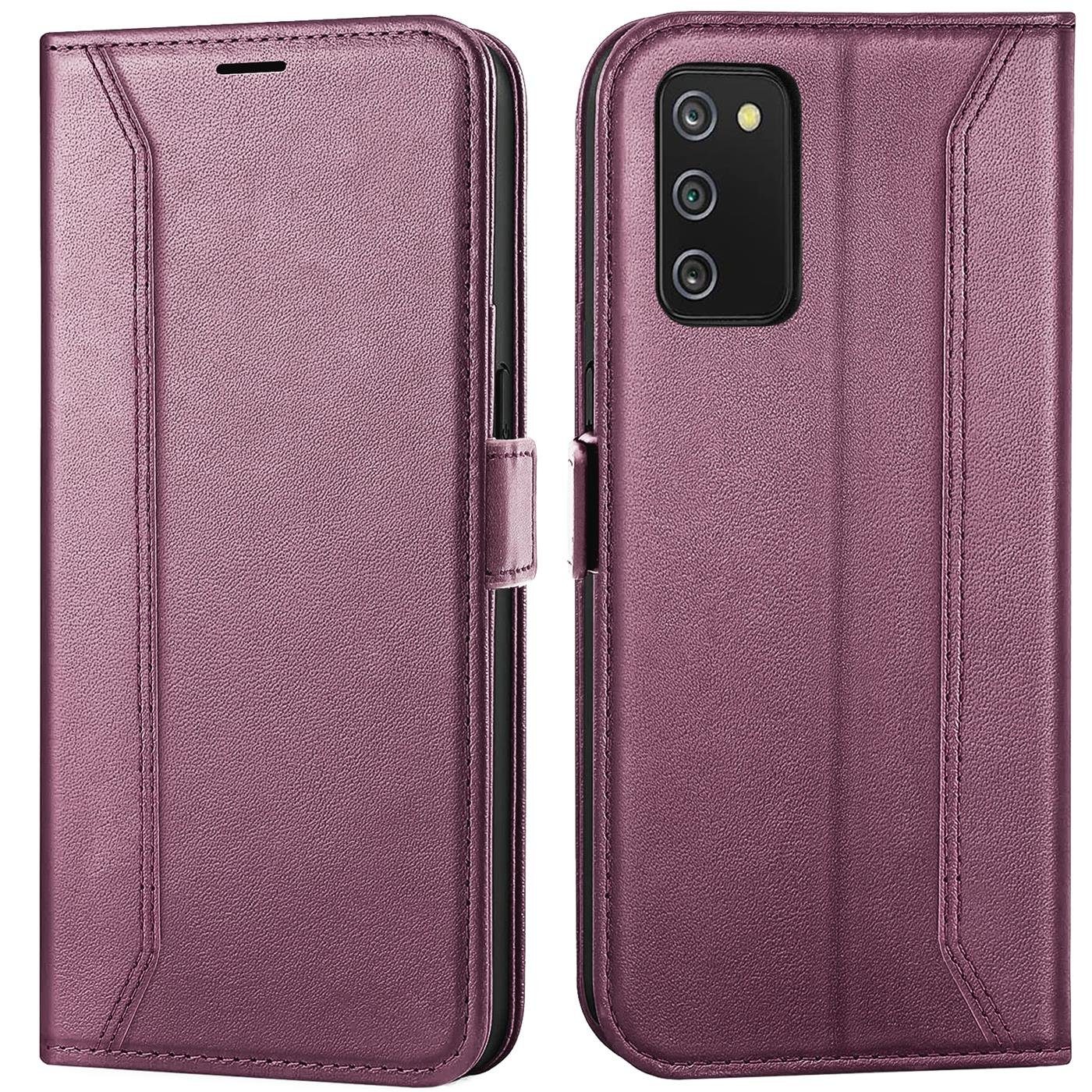 CoolGadget Handyhülle Book Case Elegance Tasche für Samsung Galaxy A03s 6,5 Zoll, Hülle Magnet Klapphülle Flip Case für Samsung Galaxy A03s Schutzhülle