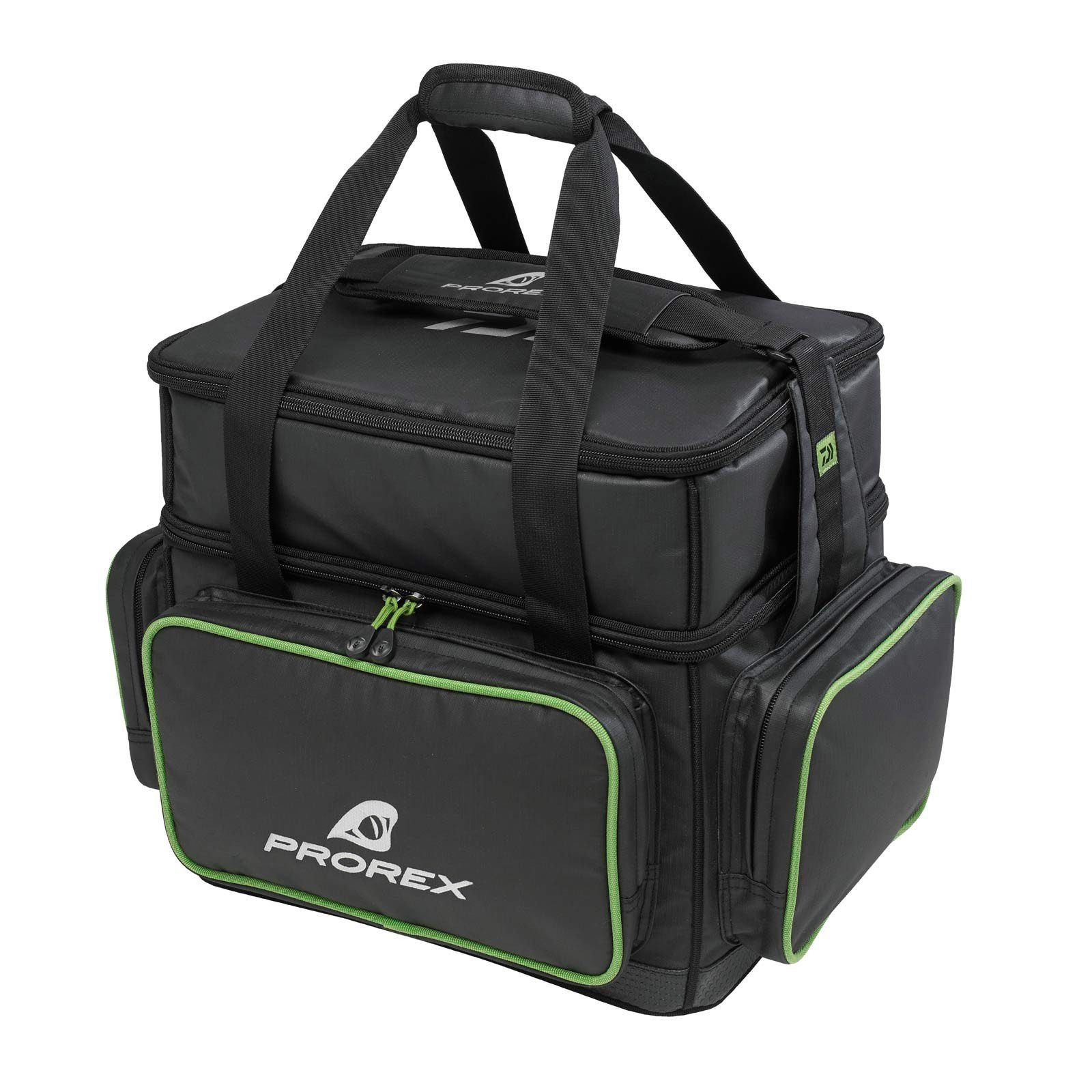 Daiwa Angelkoffer, Prorex Kunstködertasche XXL mit 3 Boxen Angeltasche