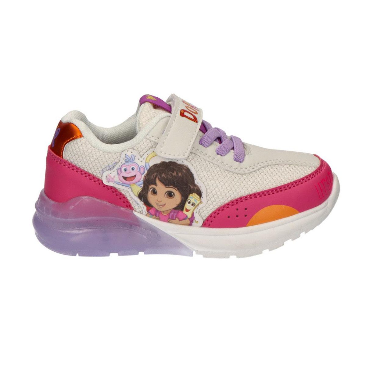 Dora the Explorer Kinder Schuhe mit Licht sportliche Freizeitschuhe Sneaker (Packung)