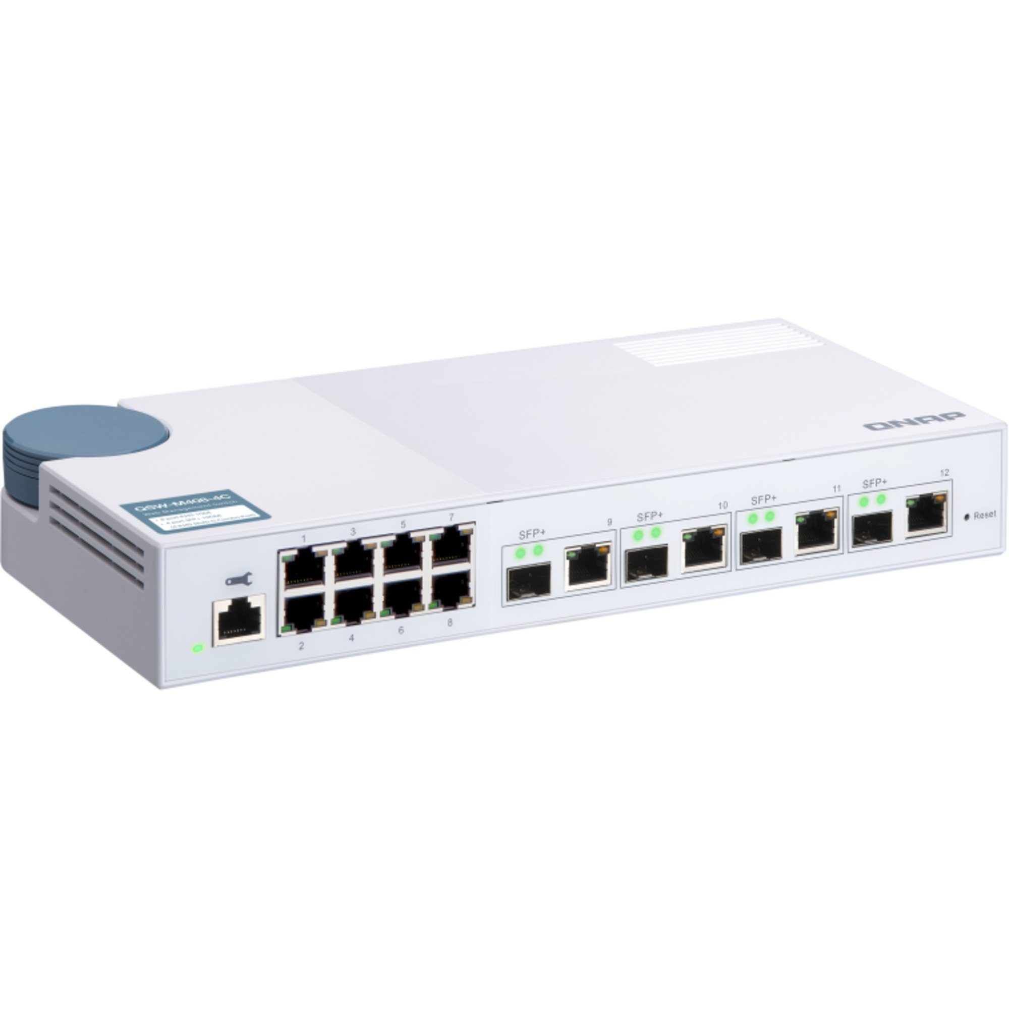 QNAP QNAP QSW-M408-4C, Switch Netzwerk-Switch