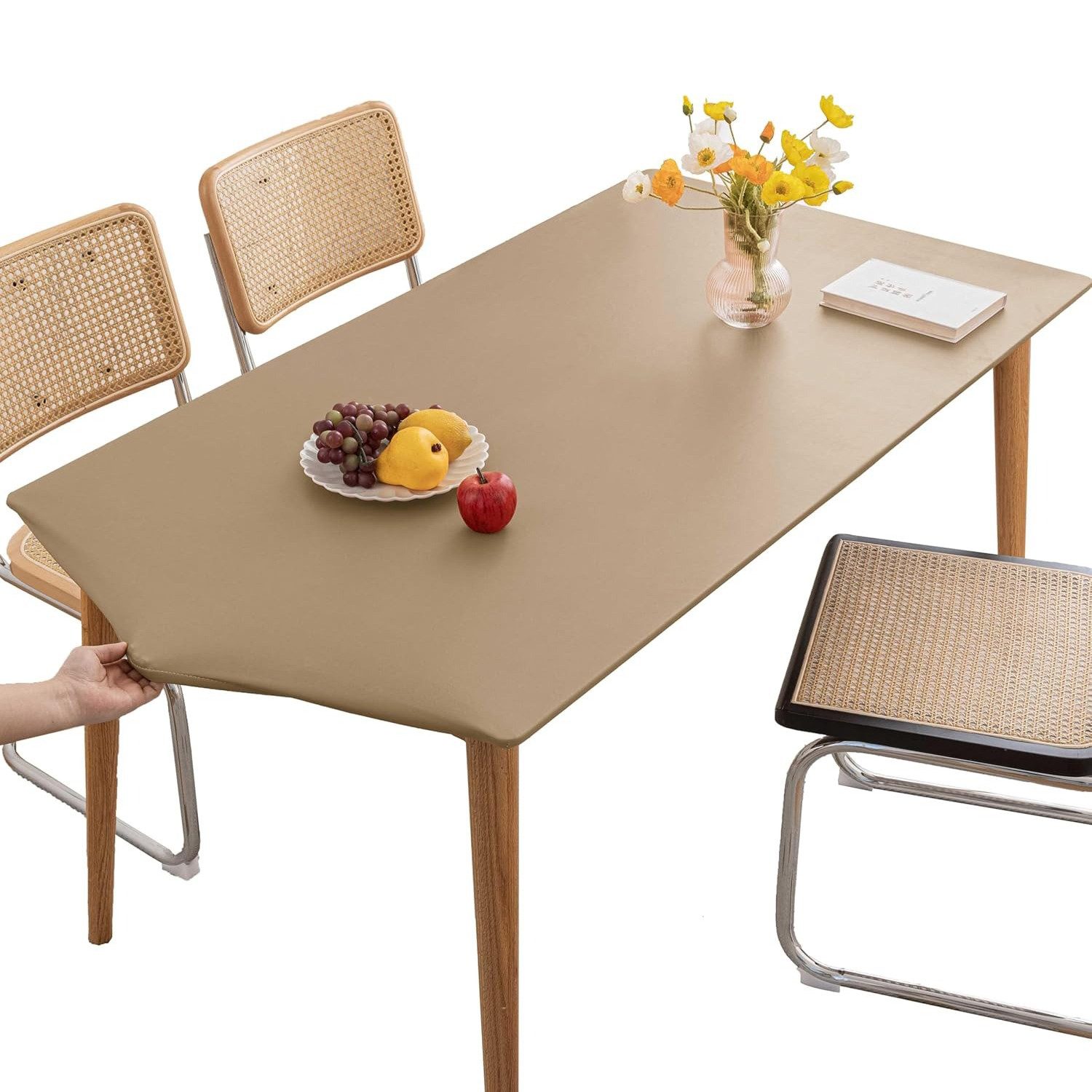 Refttenw Tischdecke 360° Rechteckige Tischdecke Wasserdicht günstig online kaufen