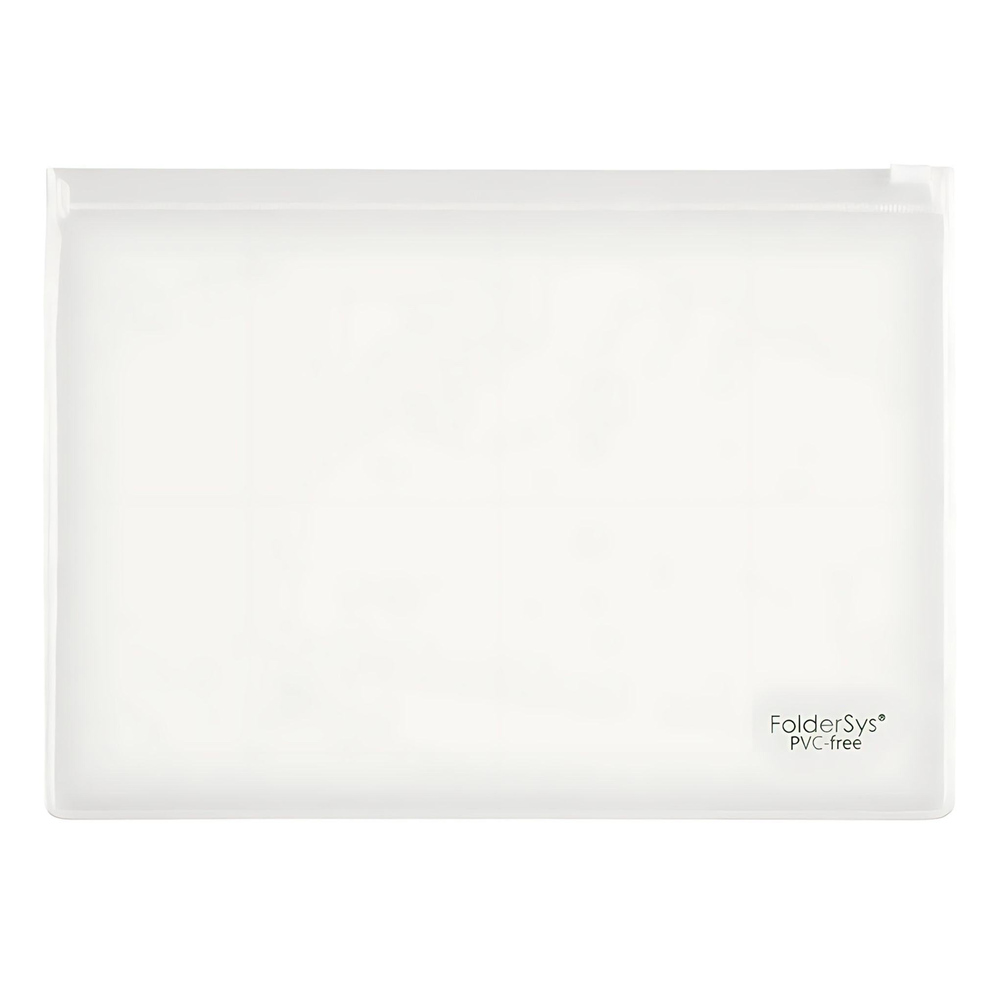 FOLDERSYS Dokumententasche FSY Klarsicht-Sammelbeutel 180x255 mm, mit Plastik-Zip, EVA, Zipp