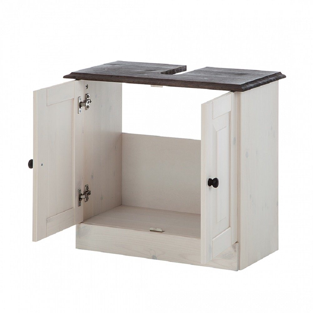 loft24 Waschbeckenunterschrank Rico Badezimmer Unterschrank aus günstig online kaufen