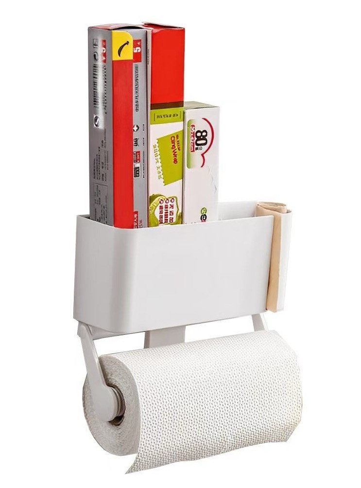 Creliv Küchenrollenhalter Wandrollenhalter, (mit Kleberstreifen), Selbstklebend